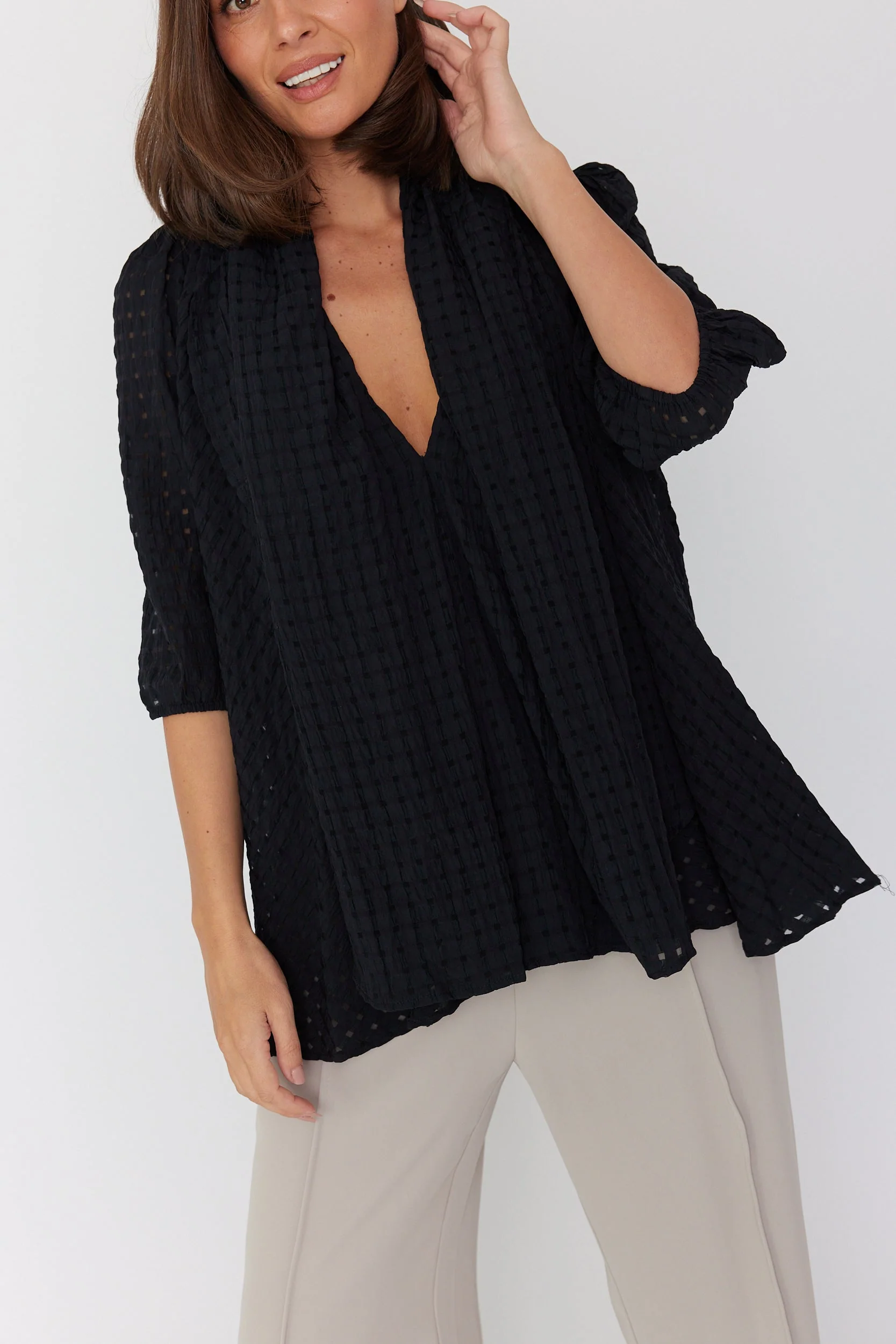 GIGI Blouse Black - Image 8