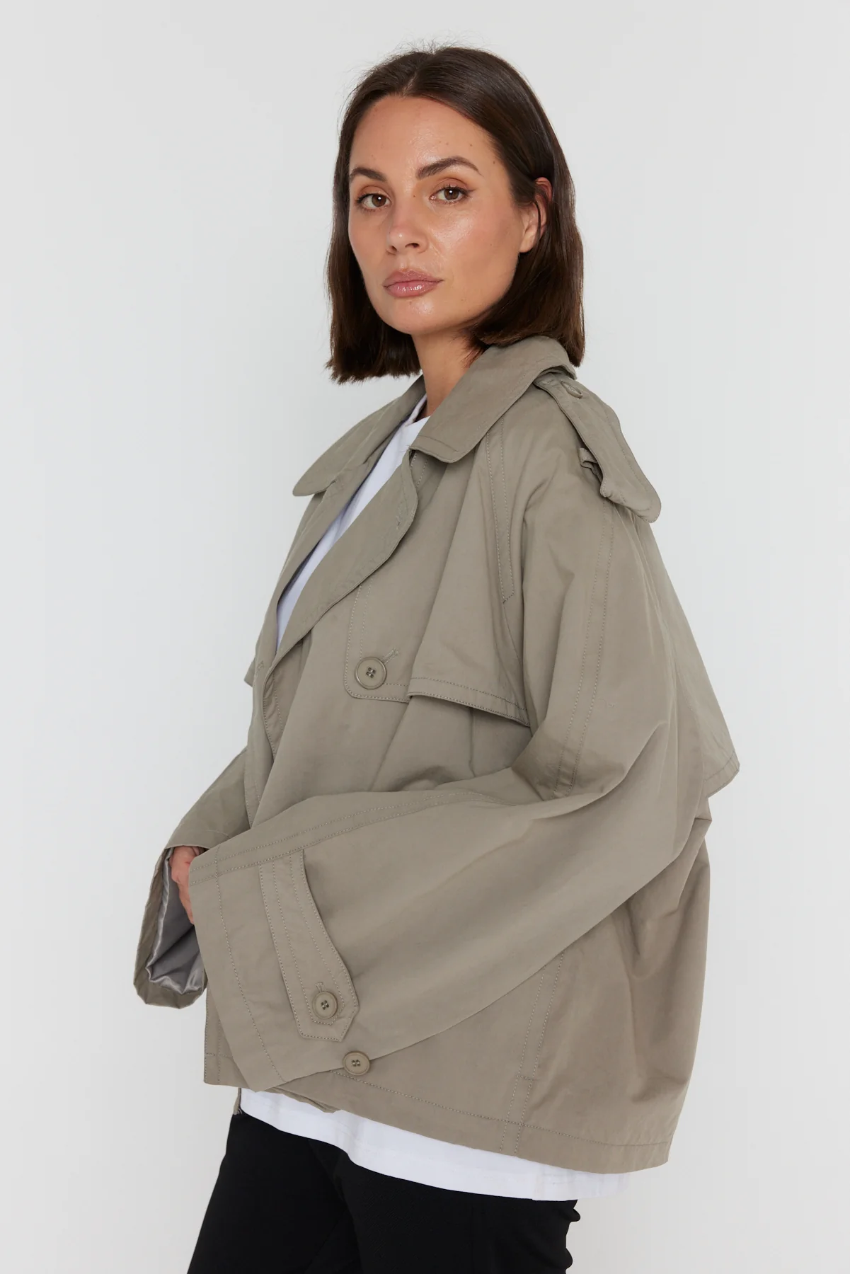 GRETA Jacket Khaki - Image 15