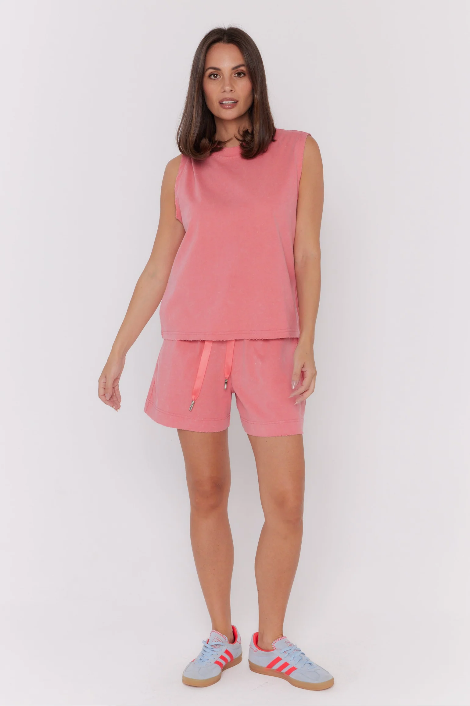 HIXA Shorts Acid Washed Coral - Image 7