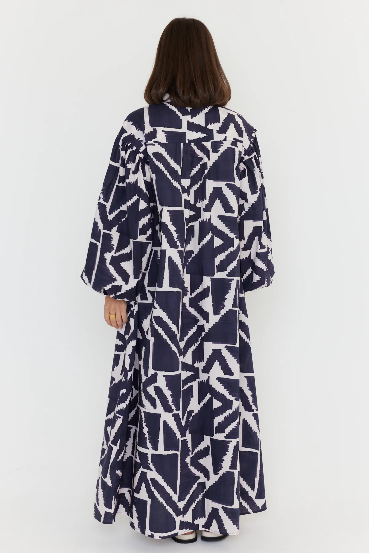 JACK Dress Navy Geo Print - Image 11