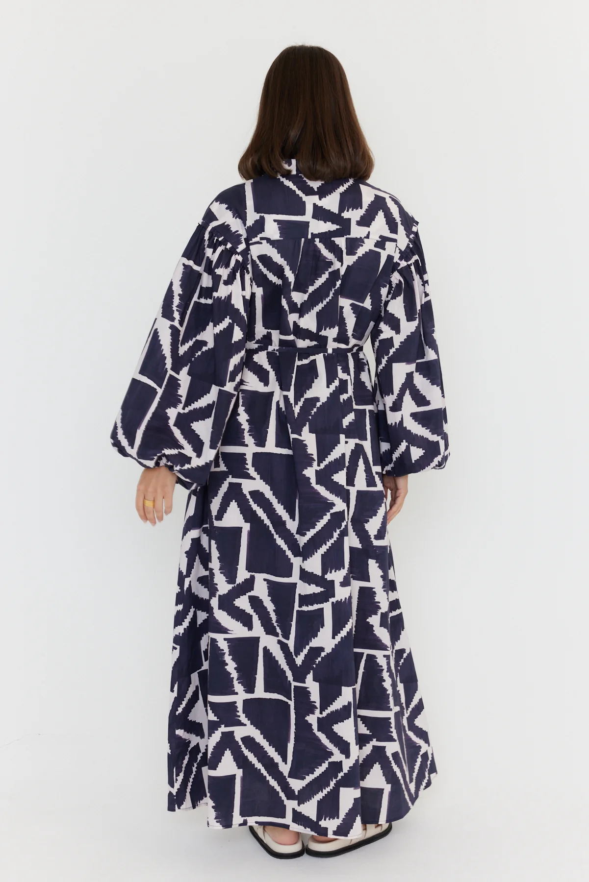 JACK Dress Navy Geo Print - Image 12