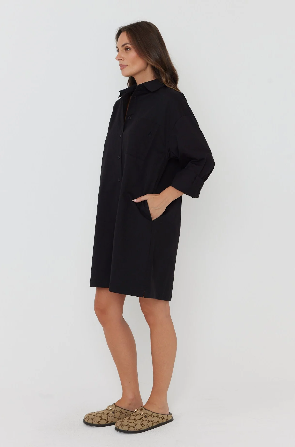 JETT Mini Dress Black - Image 9