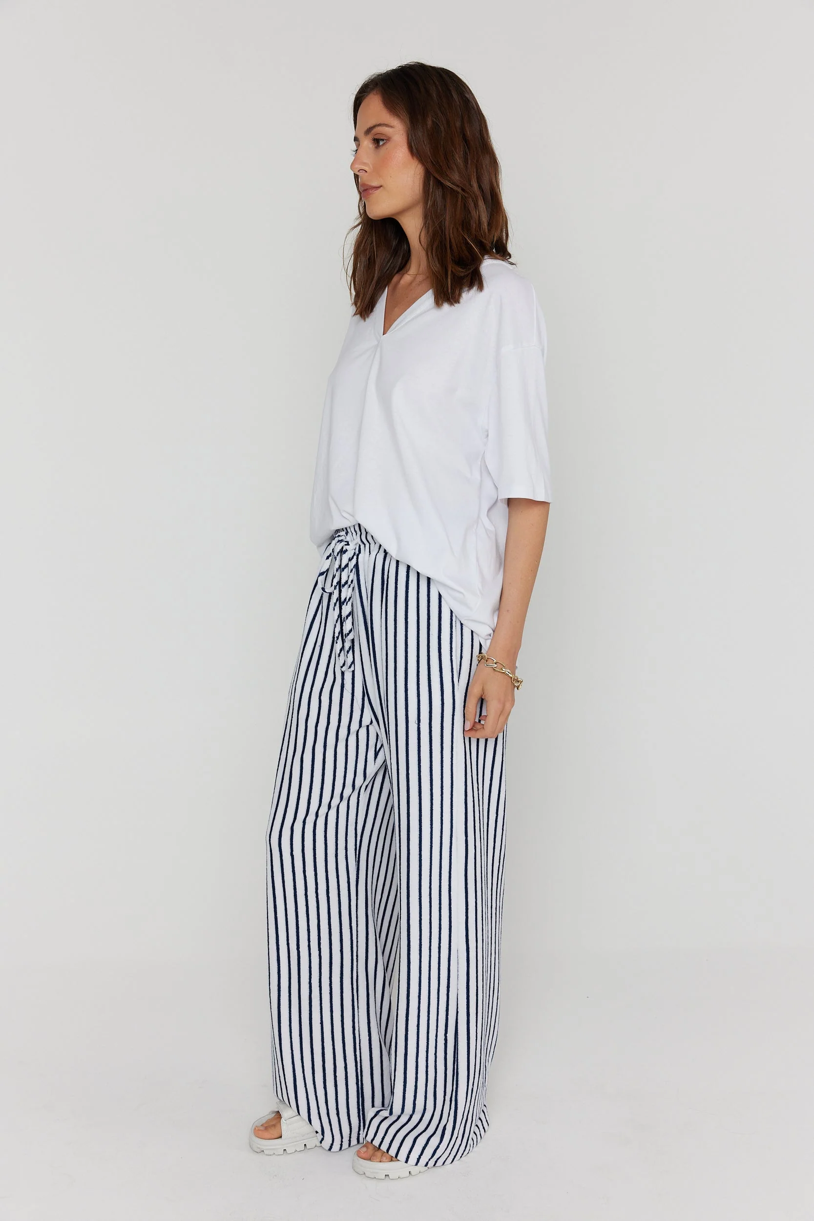 JOJO Pants Navy Stripe - Image 11