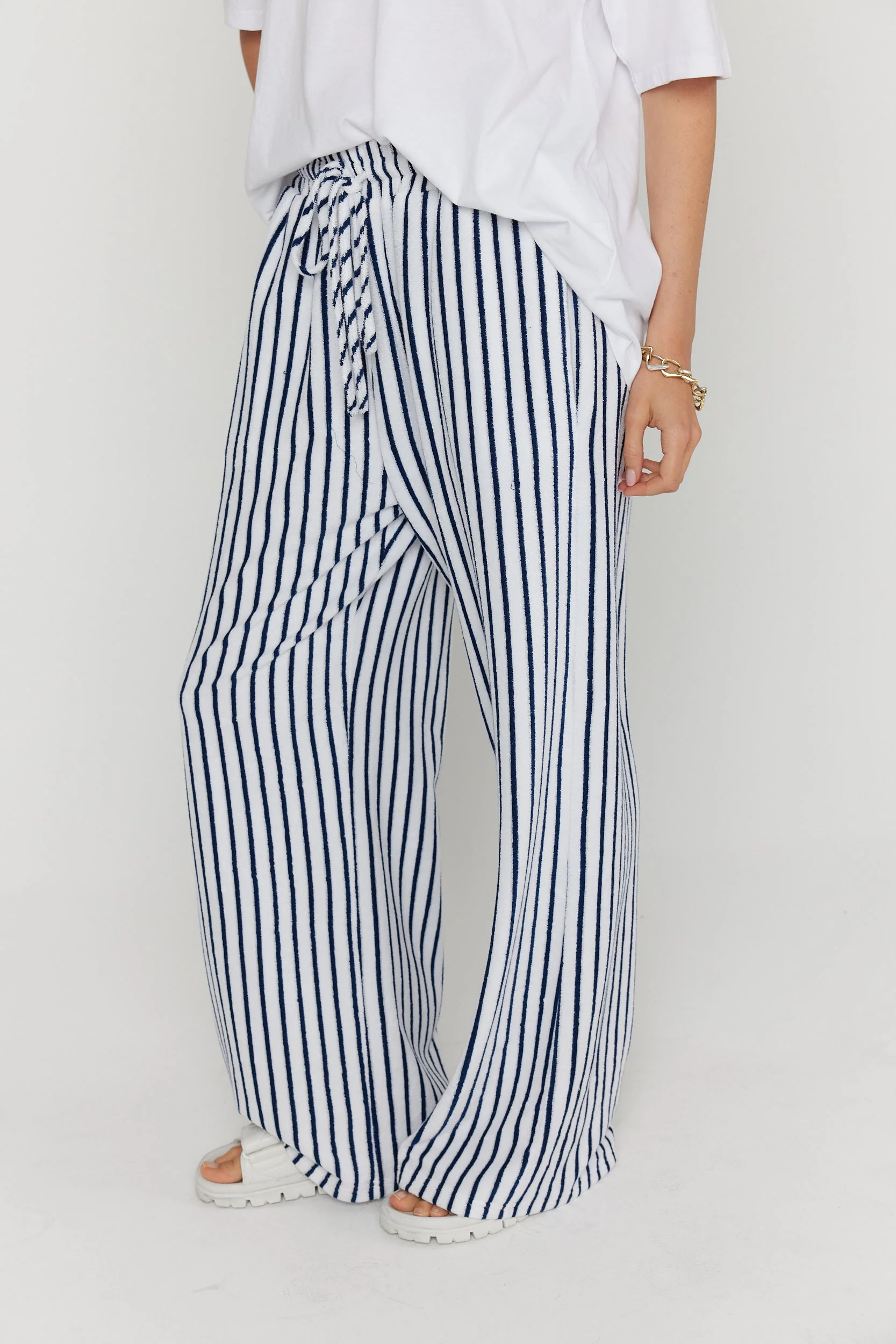 JOJO Pants Navy Stripe - Image 12