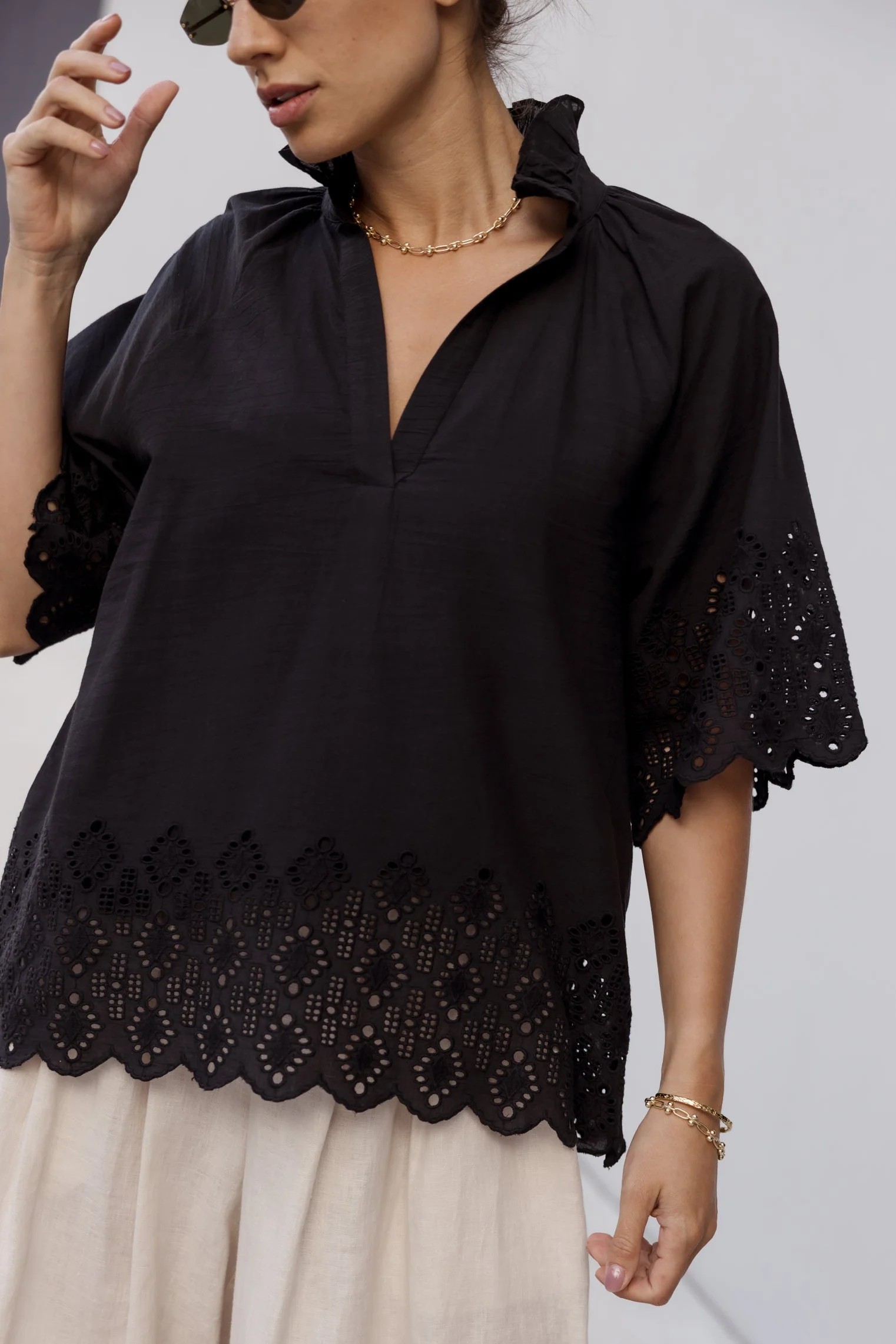 JOLTA Blouse Black - Image 3