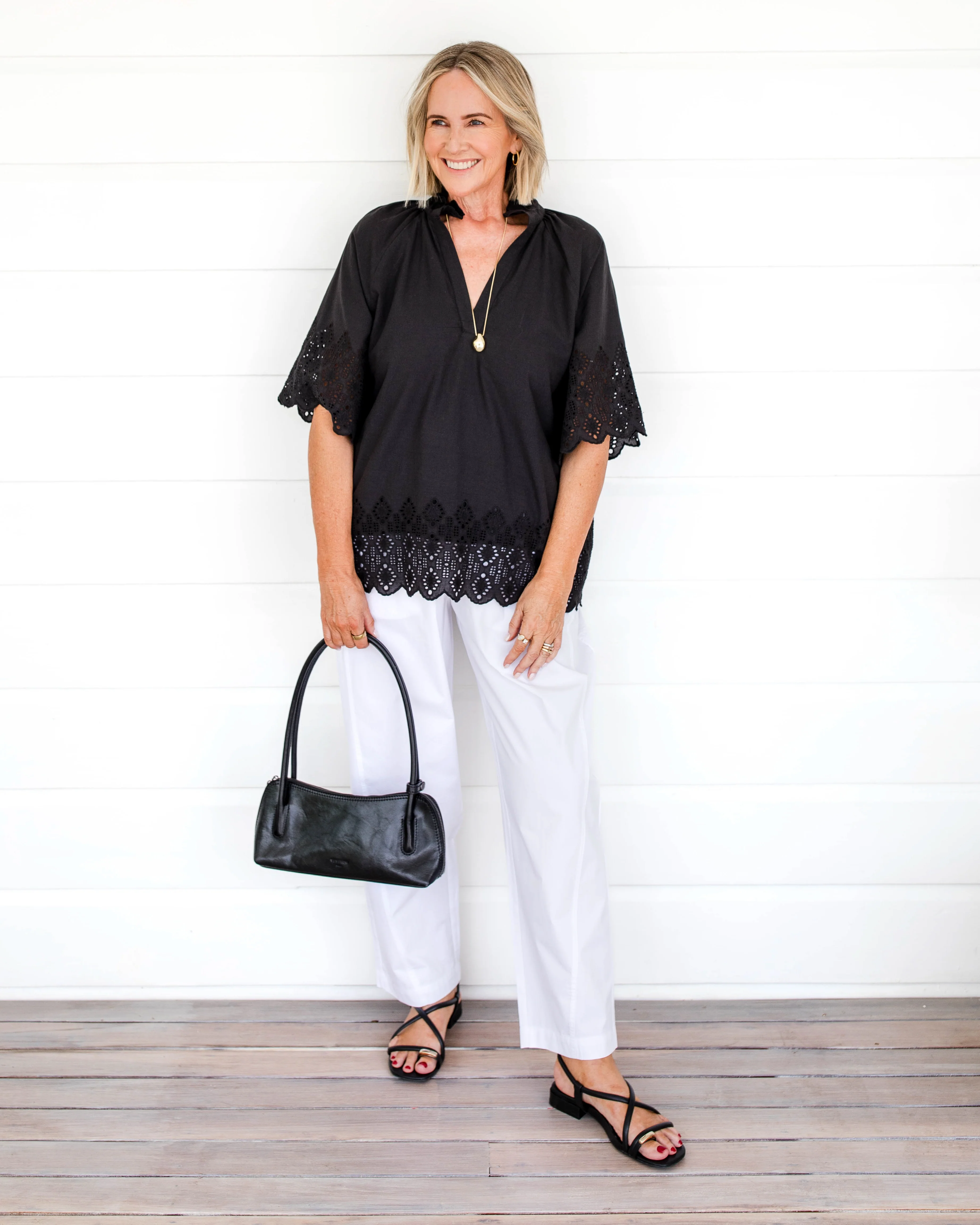 JOLTA Blouse Black - Image 4