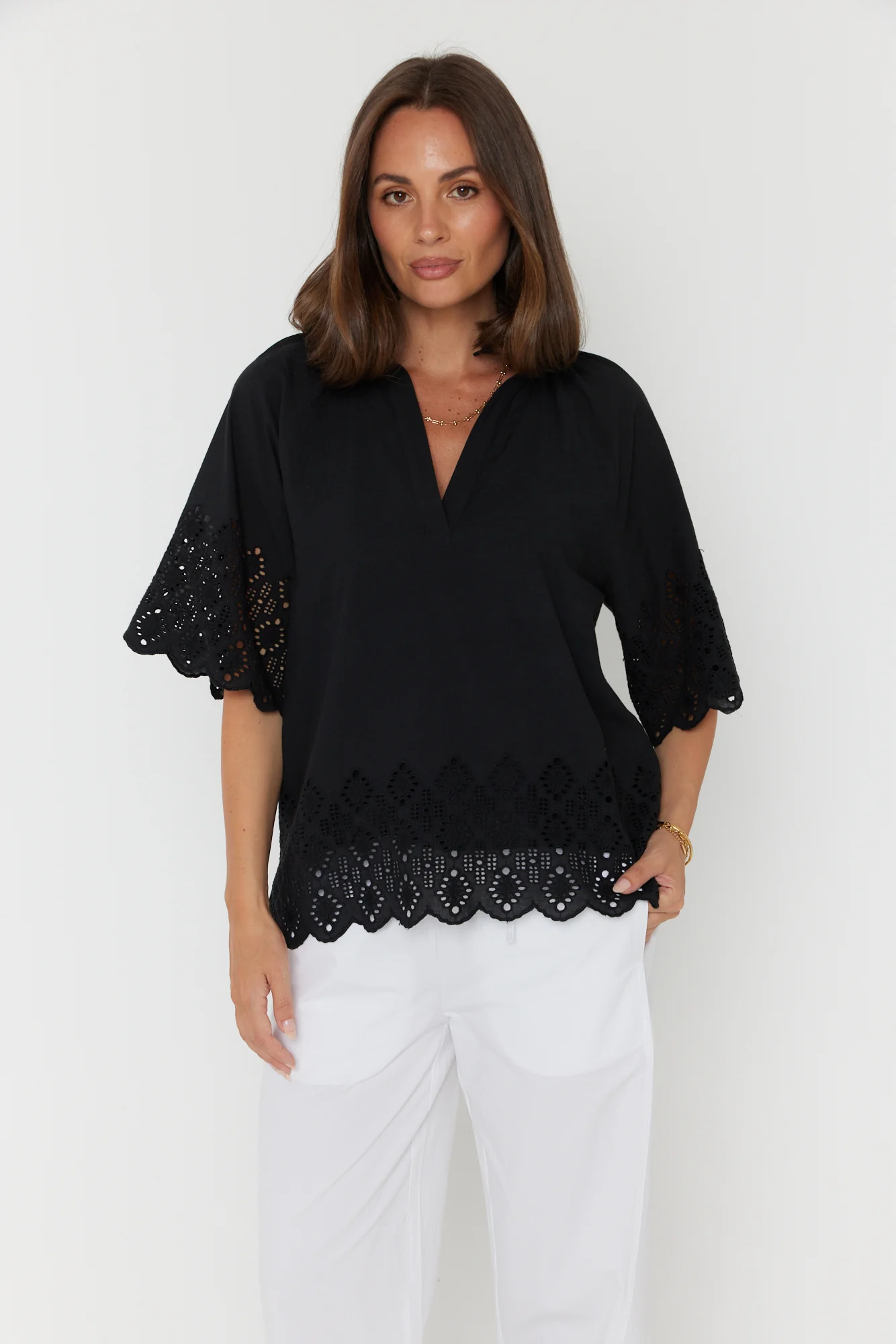 JOLTA Blouse Black - Image 7