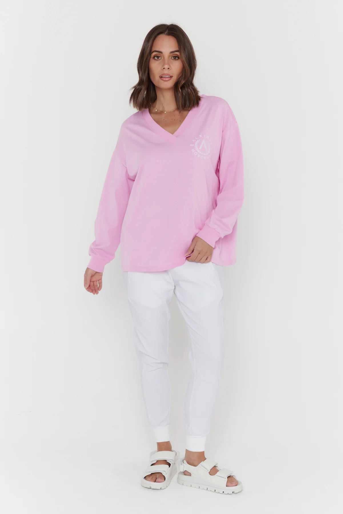 JOSSY Long Sleeve Top Pink - Image 5