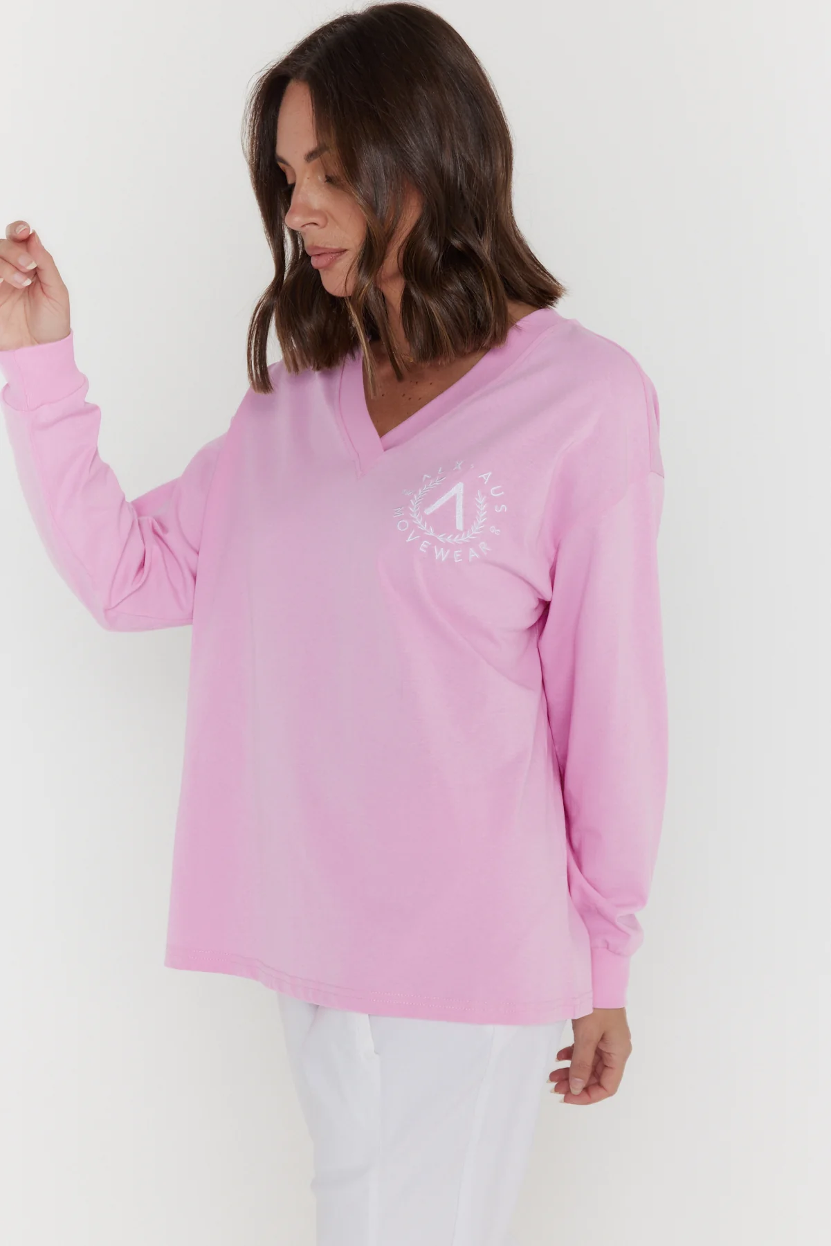 JOSSY Long Sleeve Top Pink - Image 8