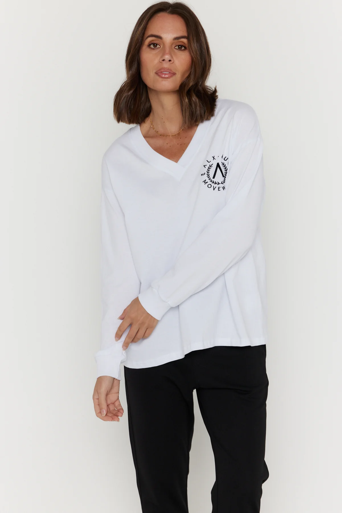 JOSSY Long Sleeve Top White - Image 7