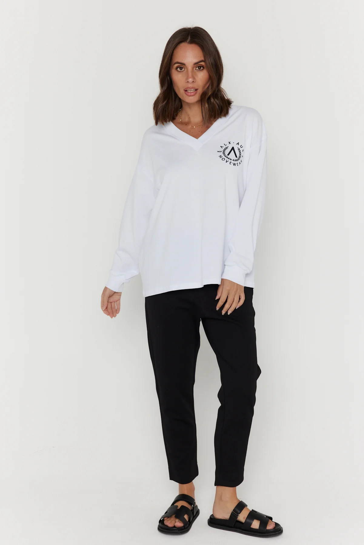 JOSSY Long Sleeve Top White - Image 8