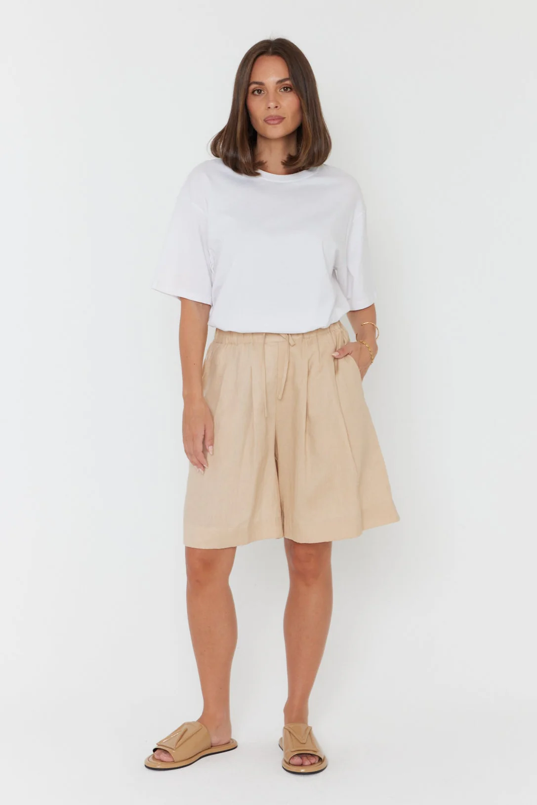 JUNY Shorts Beige - Image 7