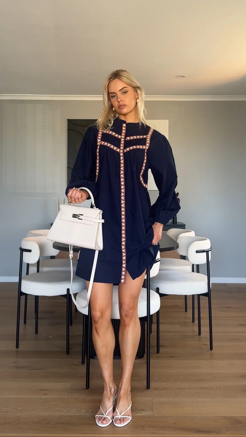 KAI Dress Navy - Image 3