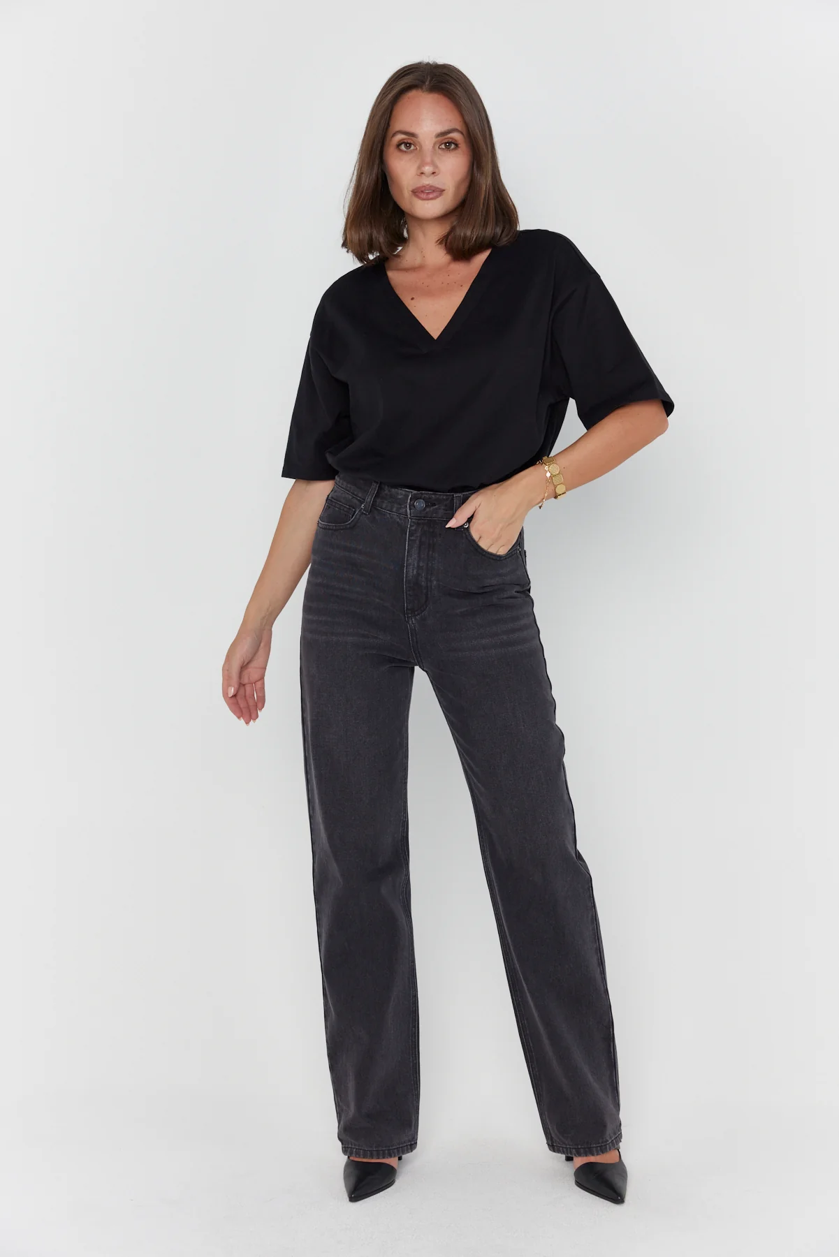 KALANI Jeans Black Denim - Image 5