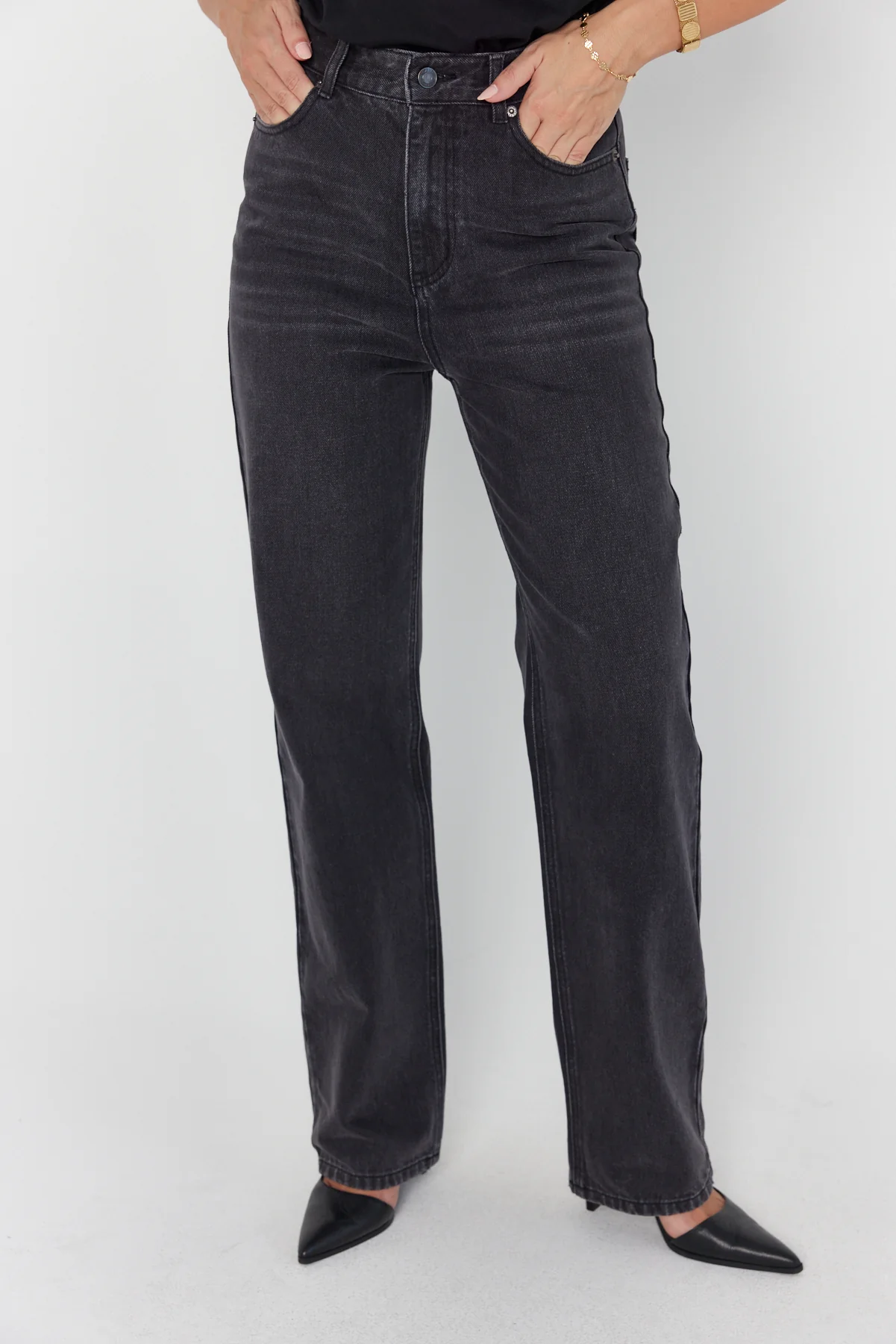 KALANI Jeans Black Denim - Image 6