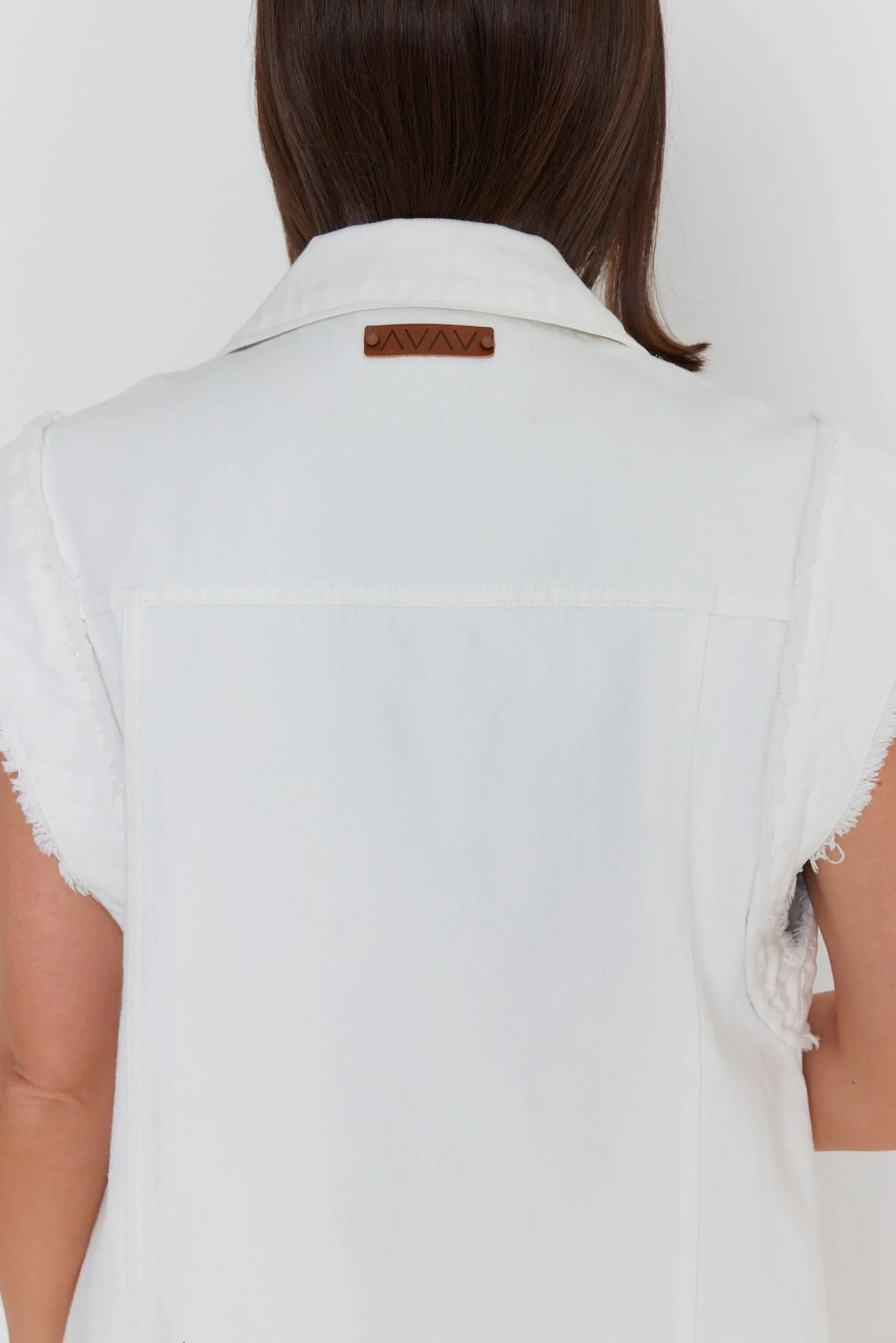 KOZET Vest White Denim - Image 11
