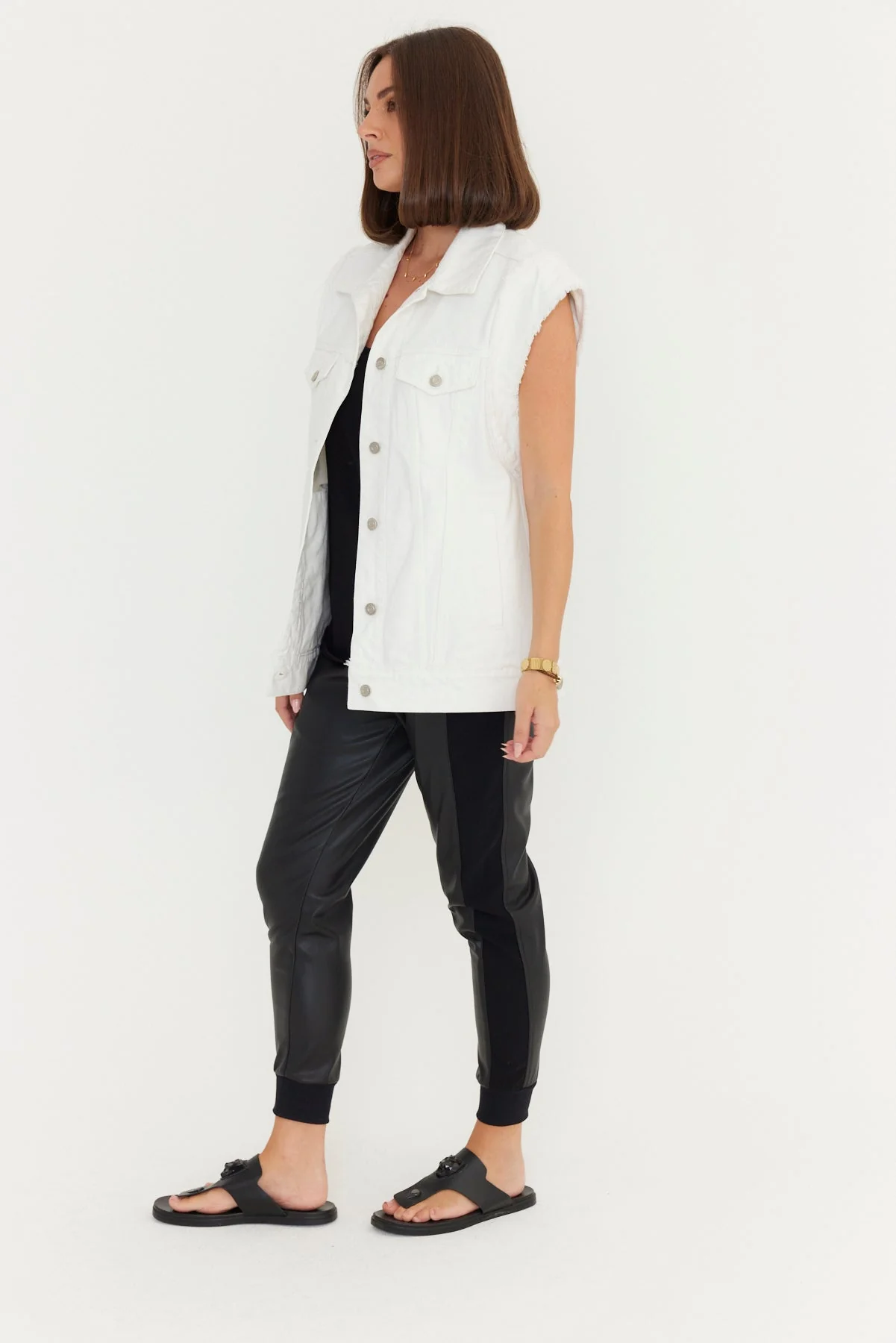 KOZET Vest White Denim - Image 9
