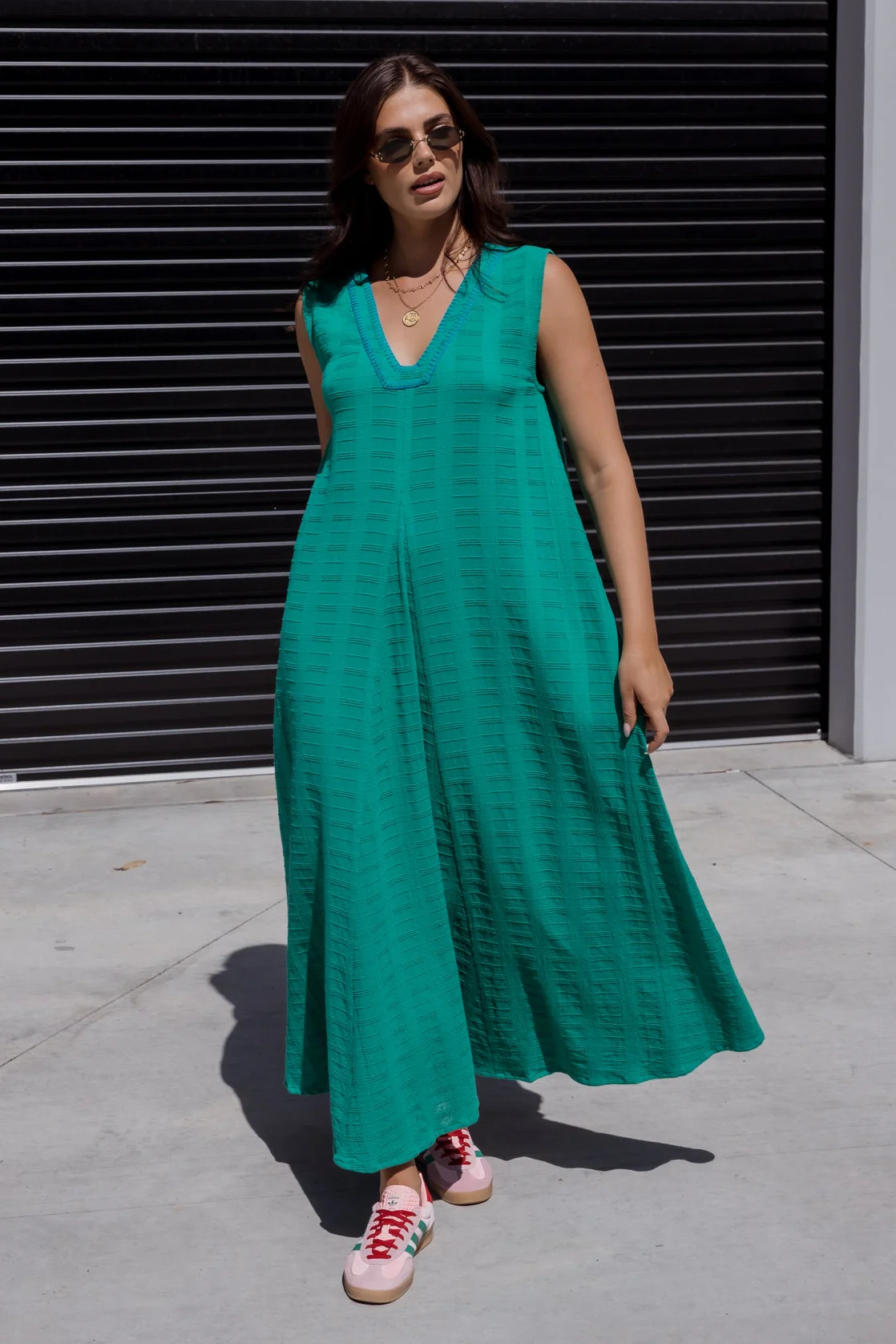 LYLA Dress Emerald - Image 4