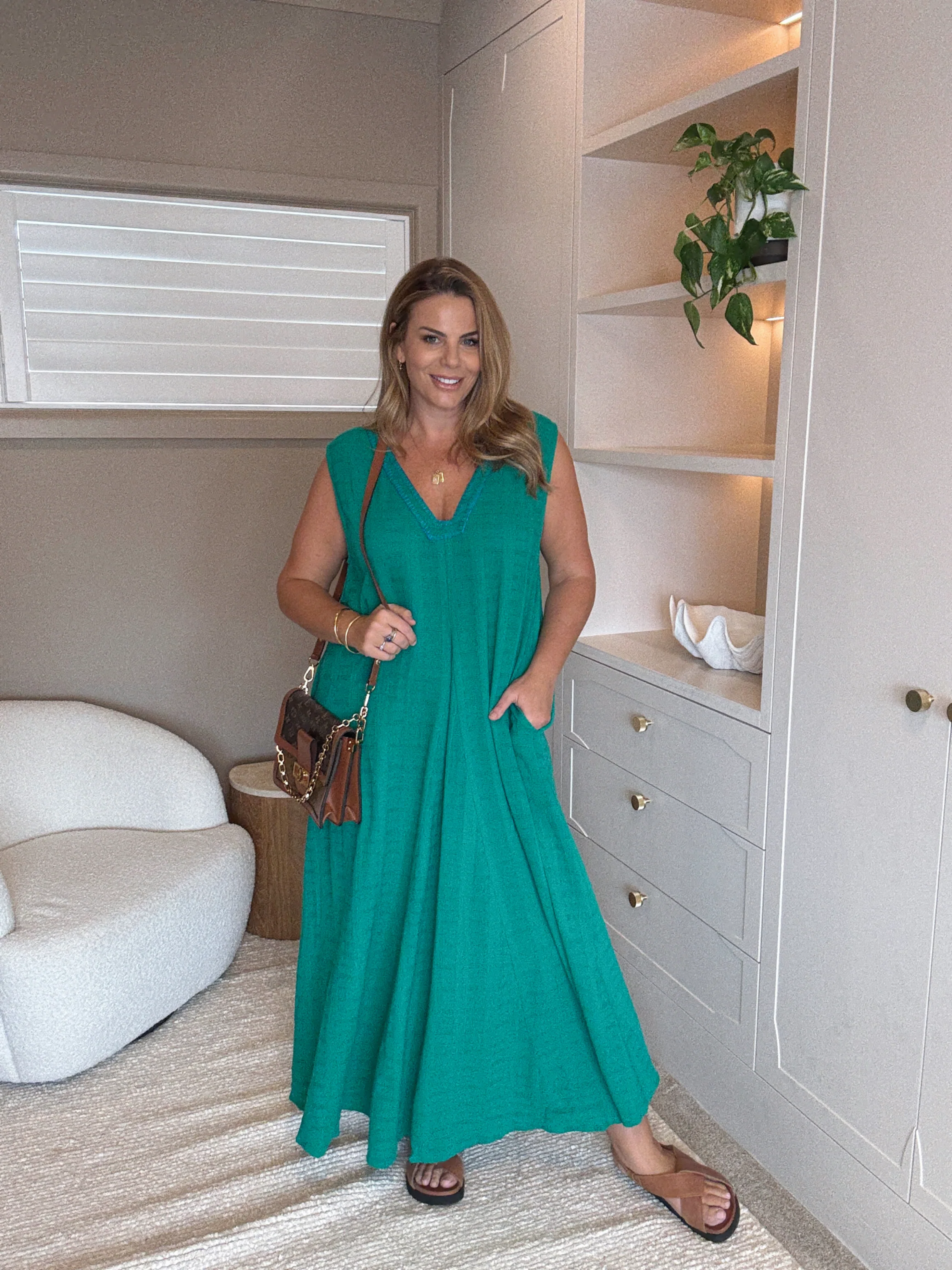 LYLA Dress Emerald - Image 5