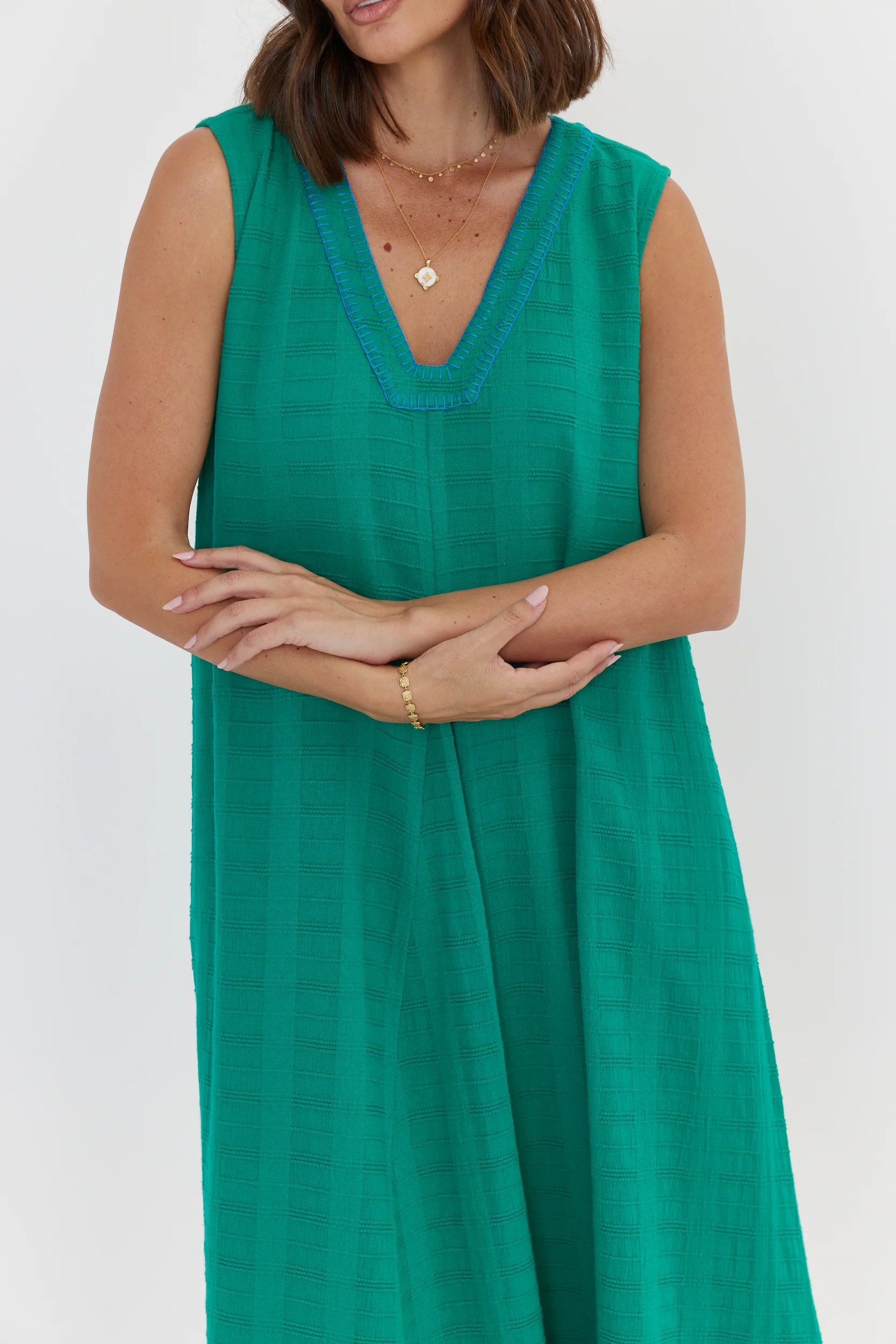 LYLA Dress Emerald - Image 8