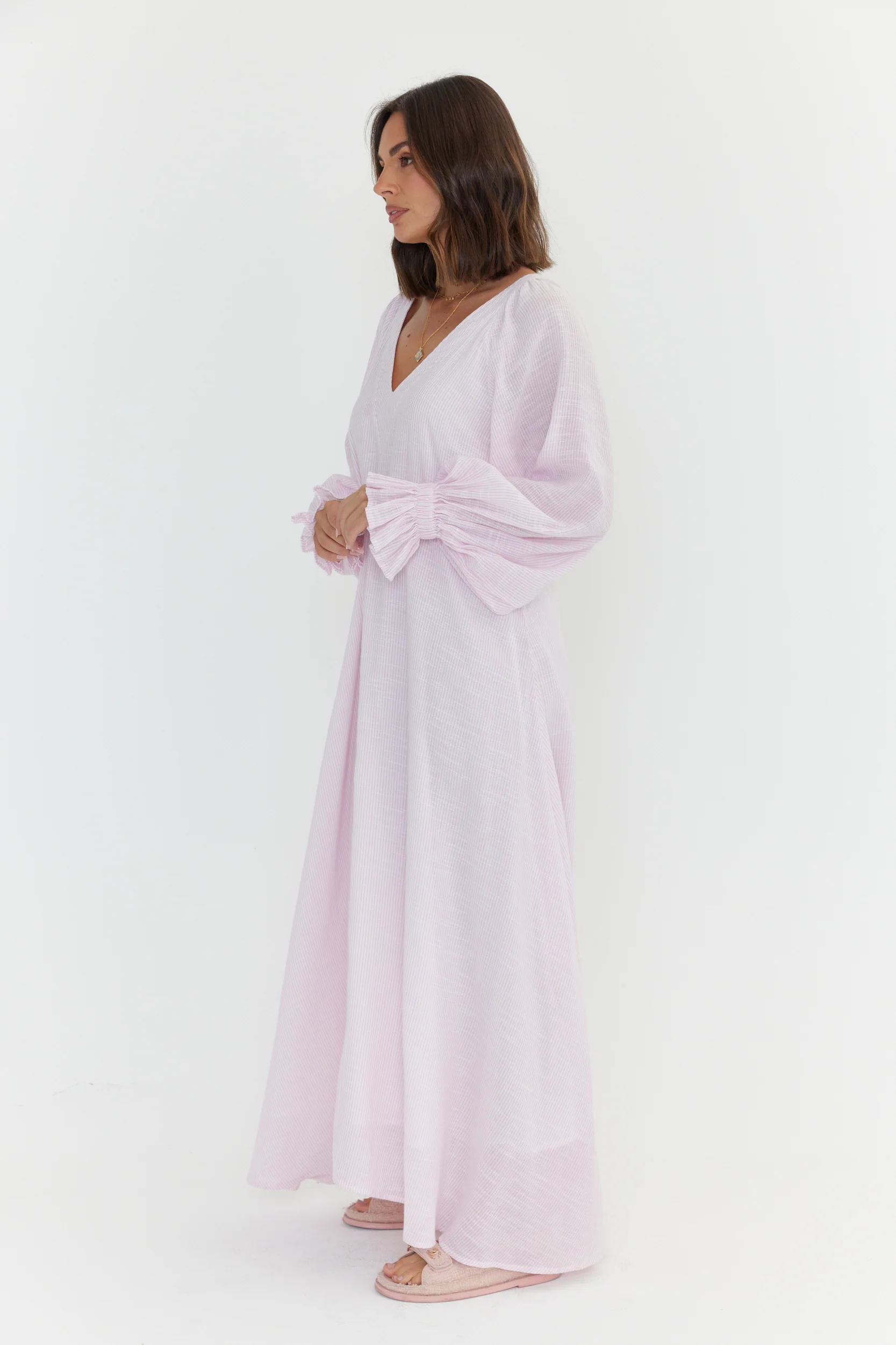 MADERO Dress Pink Stripe - Image 11