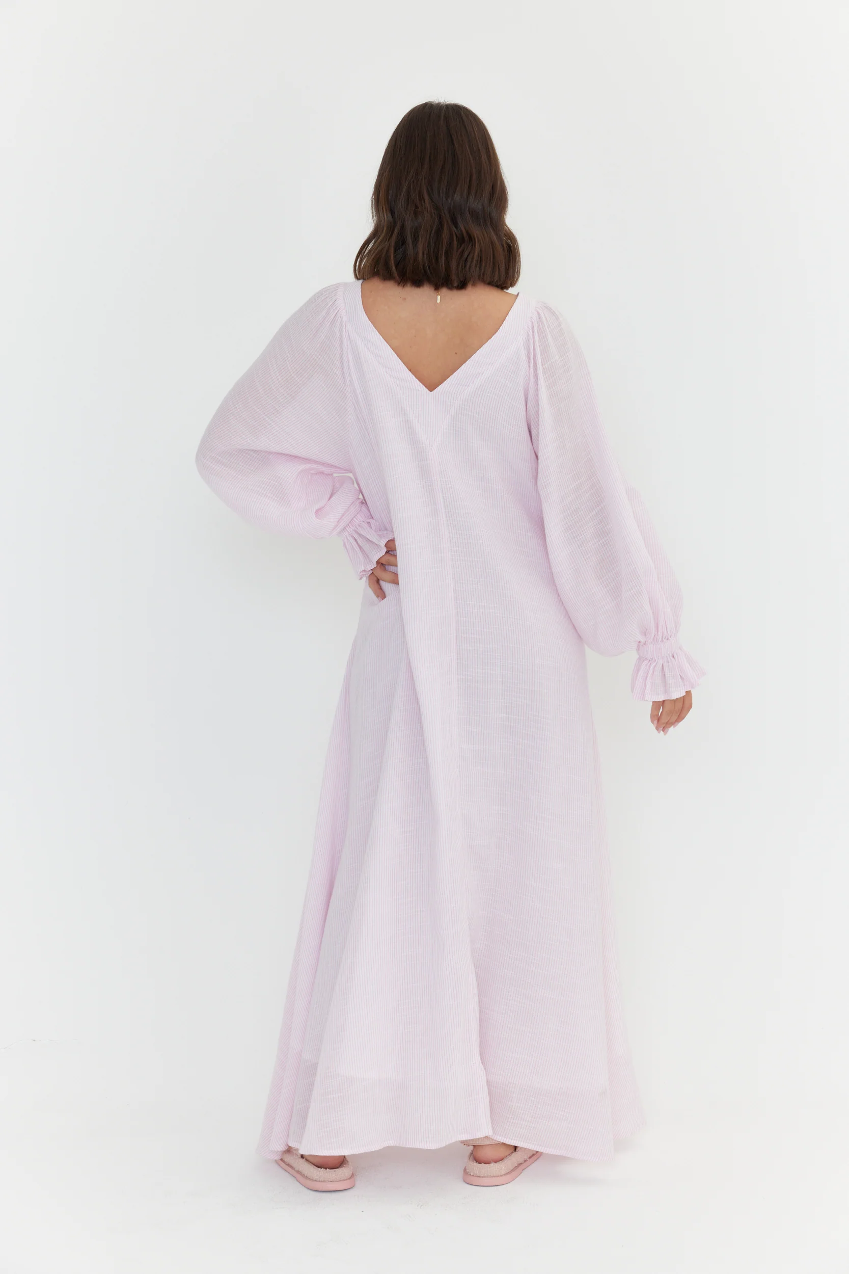 MADERO Dress Pink Stripe - Image 12