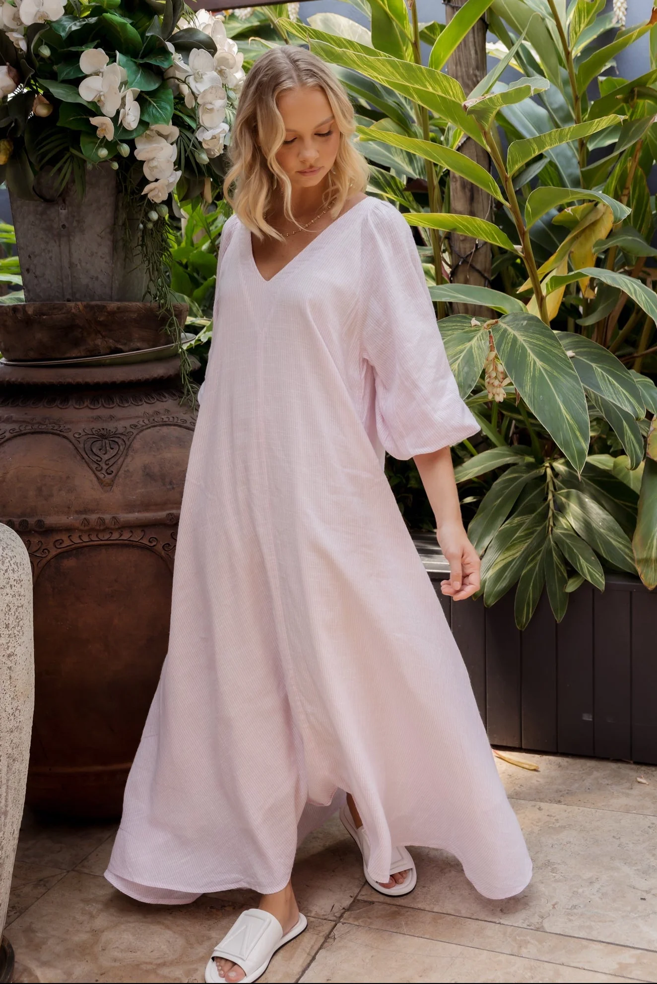 MADERO Dress Pink Stripe - Image 2