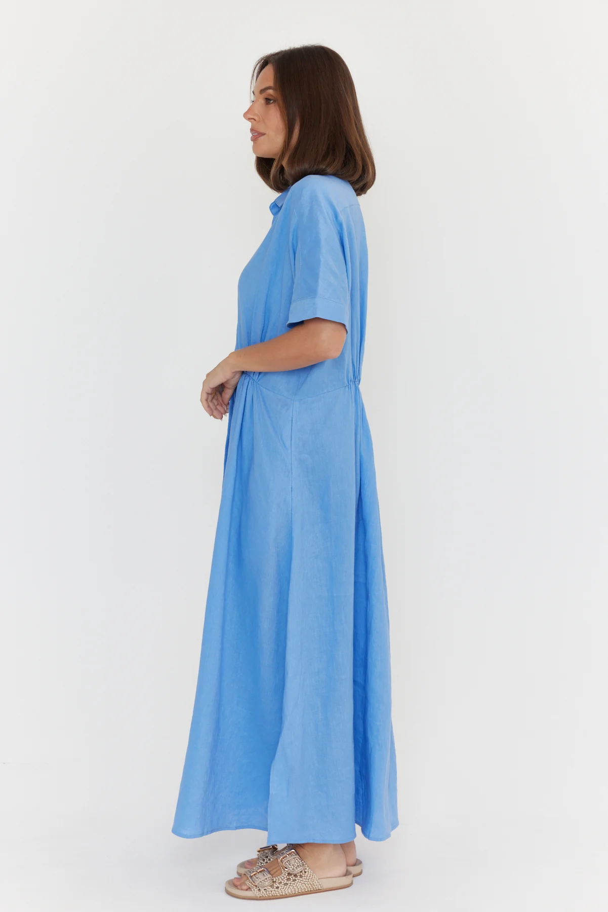 MAKILA Dress Cornflour Blue - Image 11