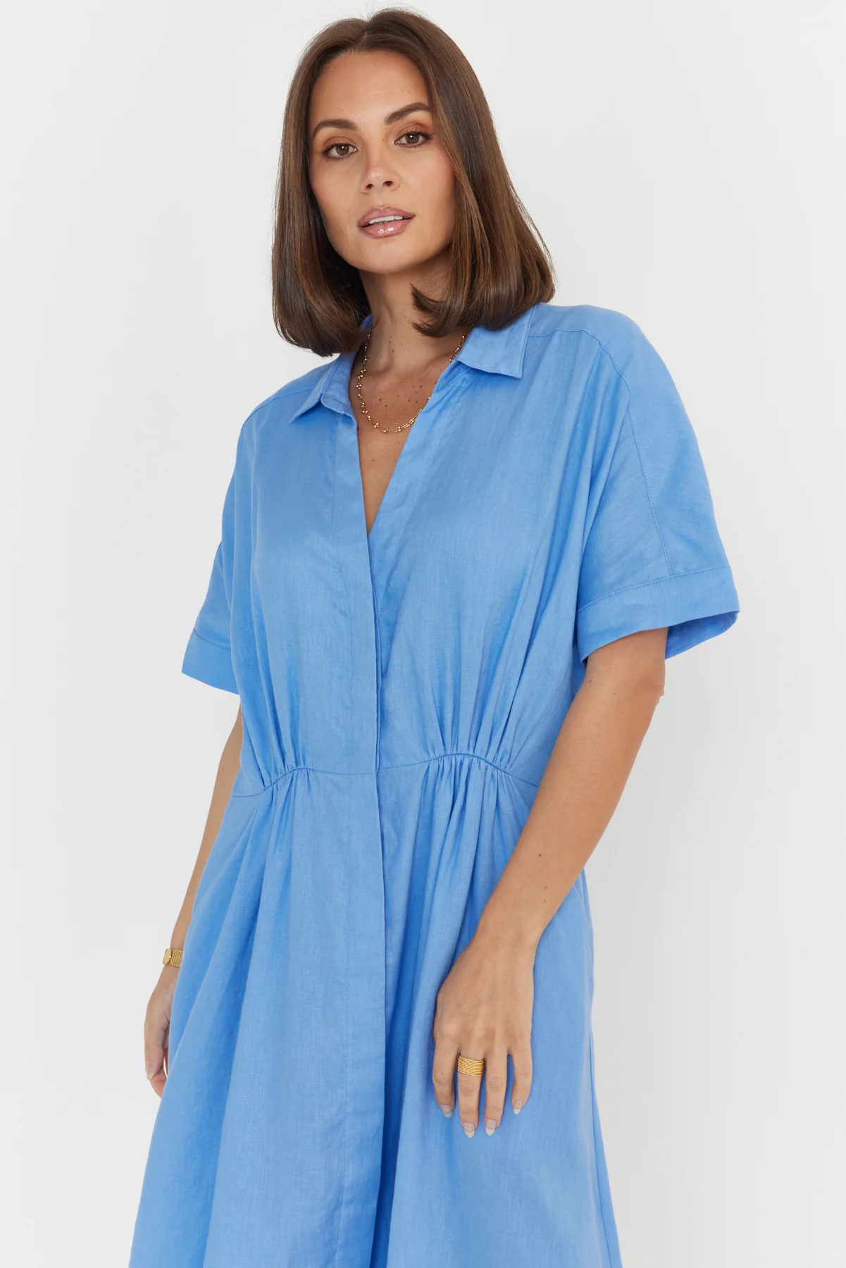 MAKILA Dress Cornflour Blue - Image 8