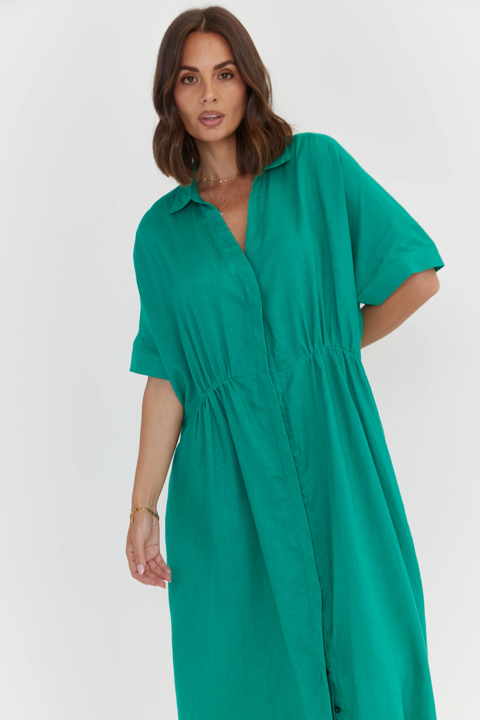 MAKILA Dress Emerald - Image 7