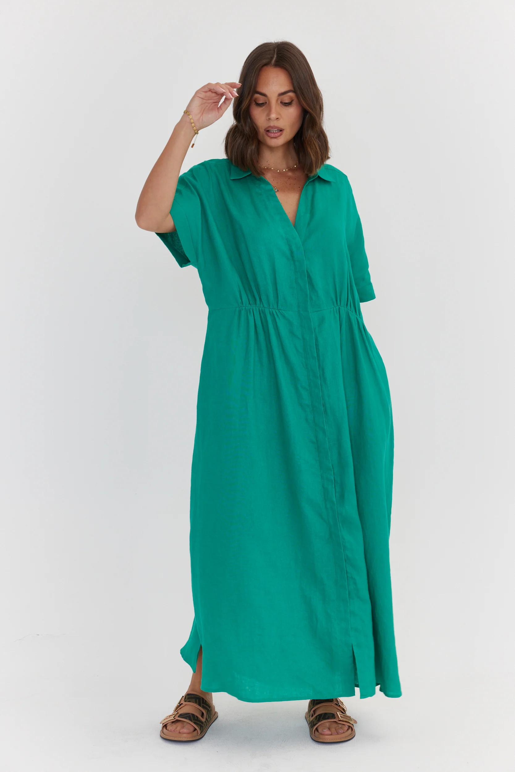 MAKILA Dress Emerald - Image 8