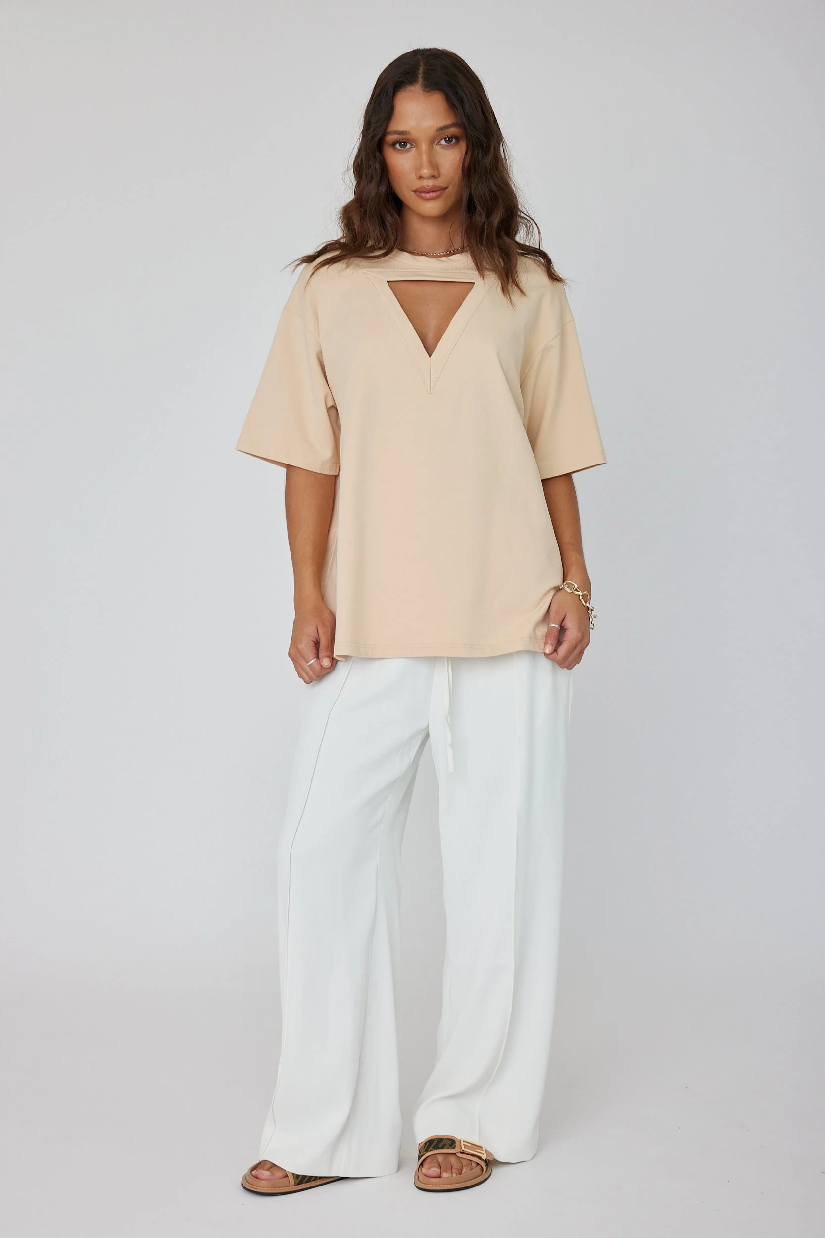 MARCUS T-Shirt Beige - Image 7