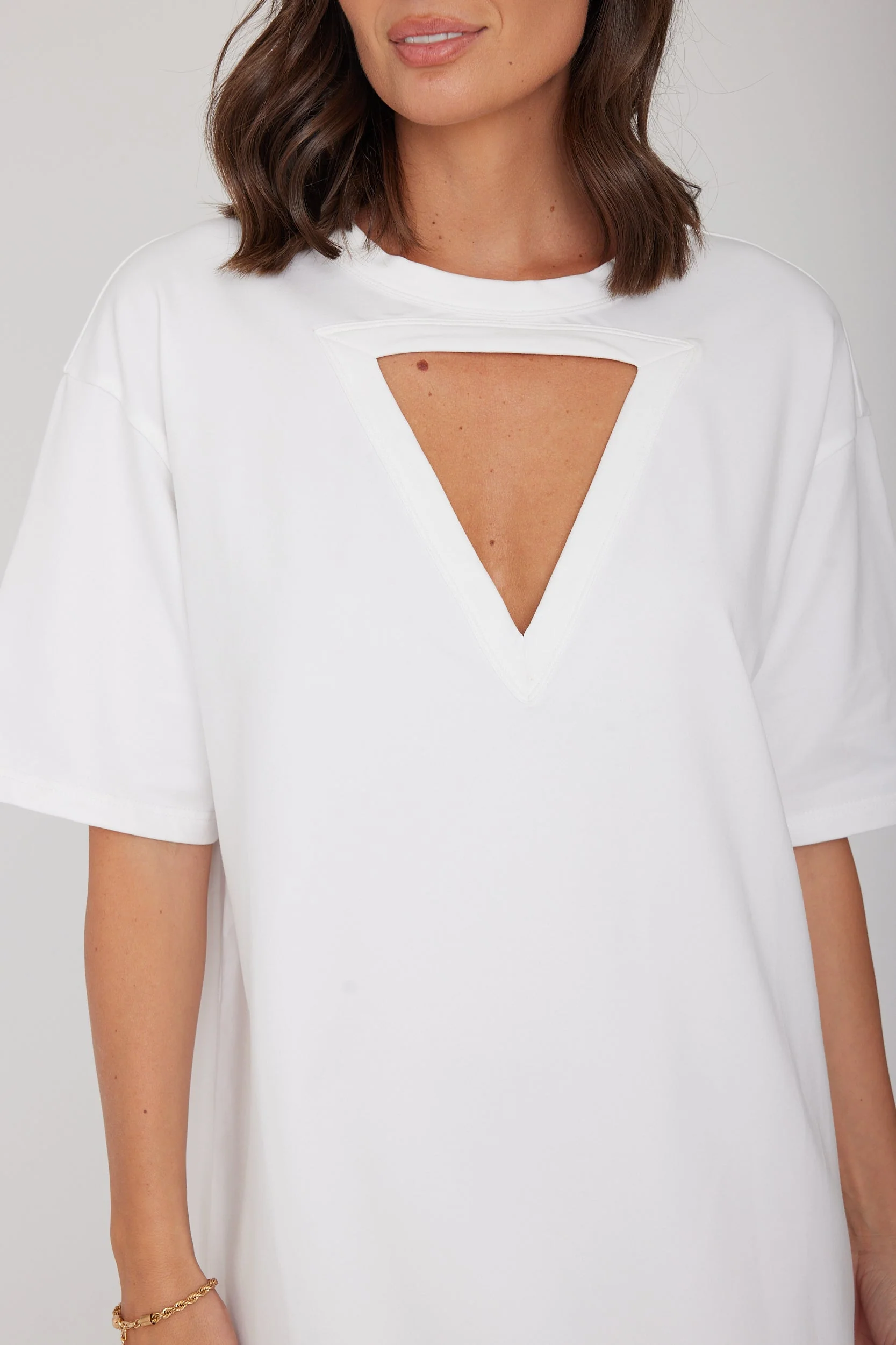 MARCUS Mini Dress White - Image 6