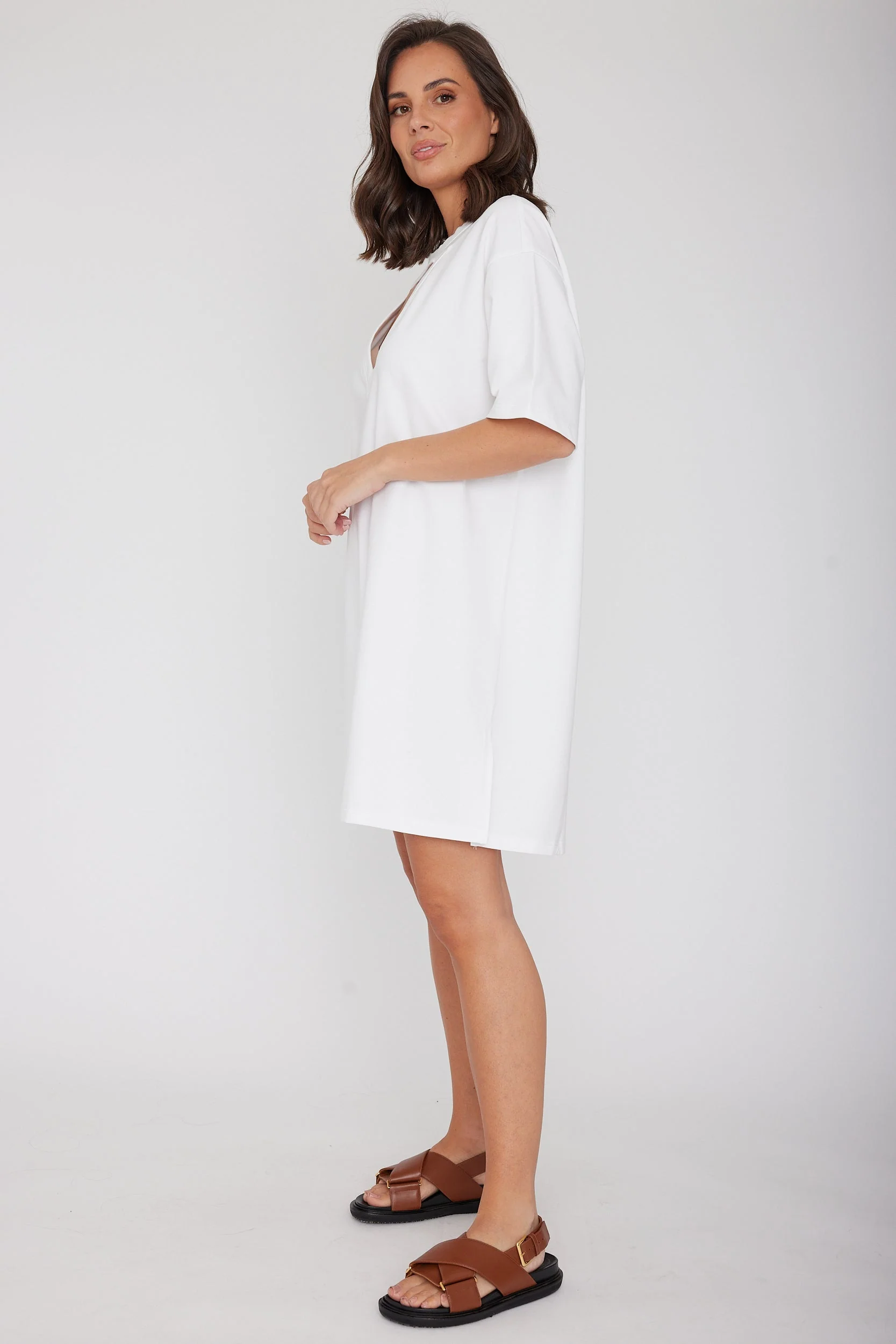 MARCUS Mini Dress White - Image 8