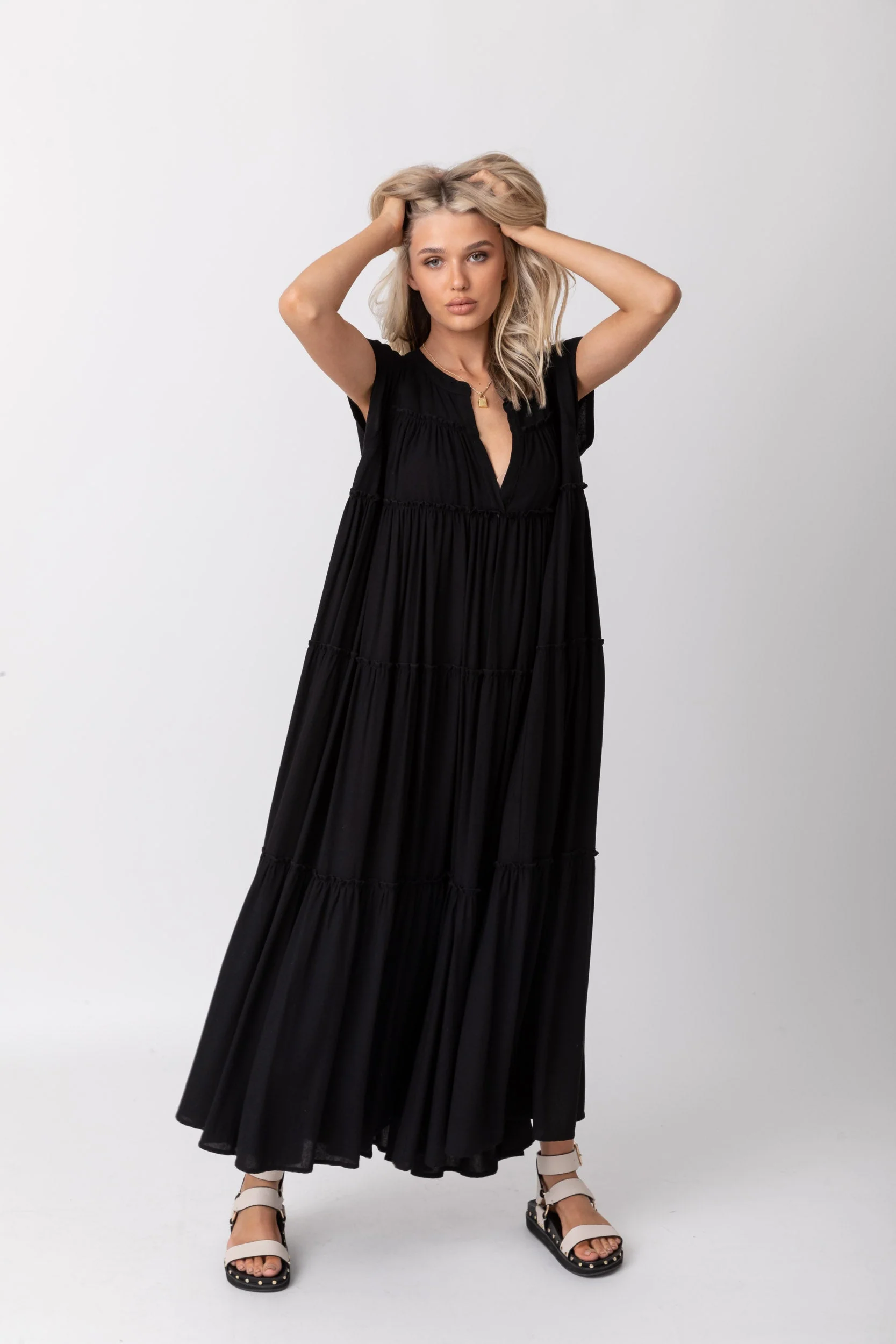 MARIGOLD Dress Black - Image 7