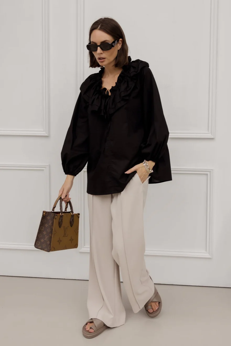 MATOS Blouse Black - Image 3