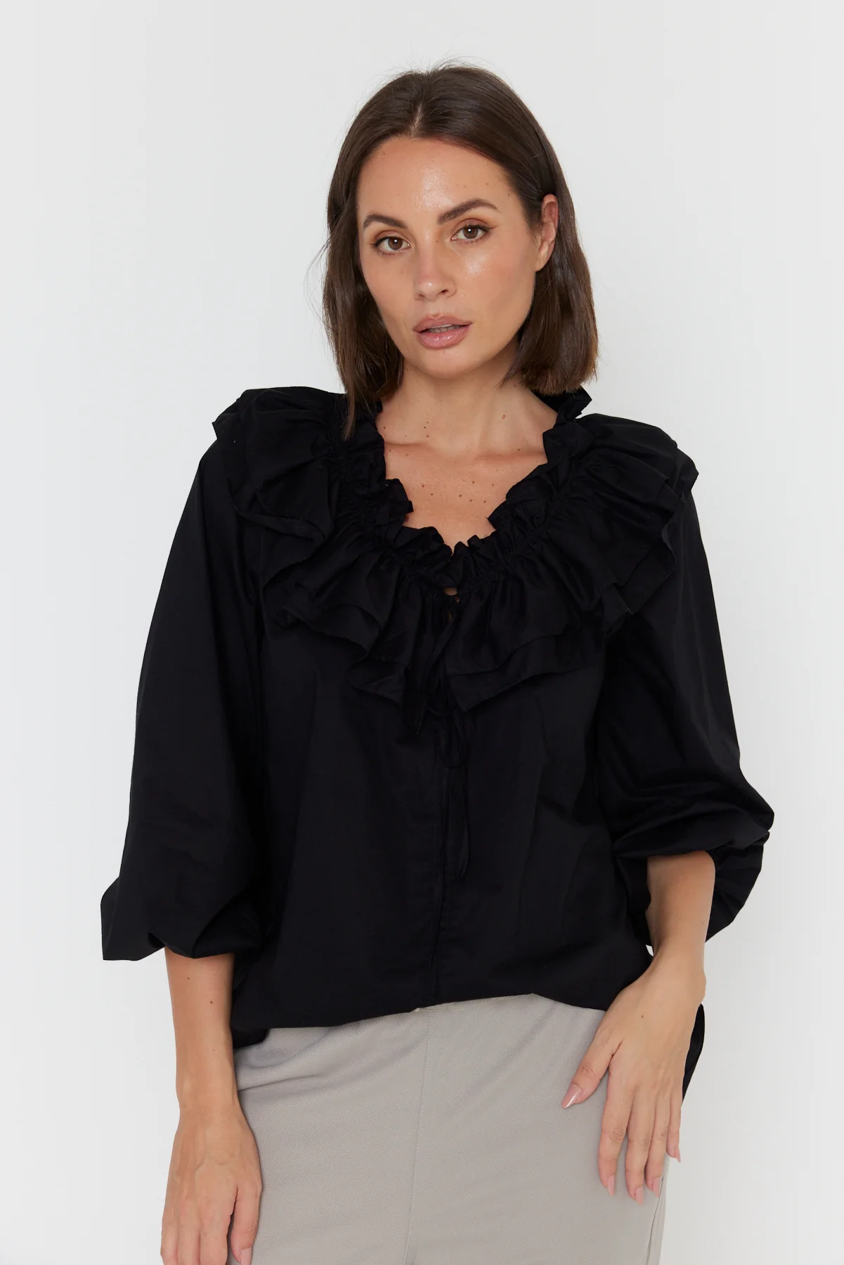 MATOS Blouse Black - Image 5