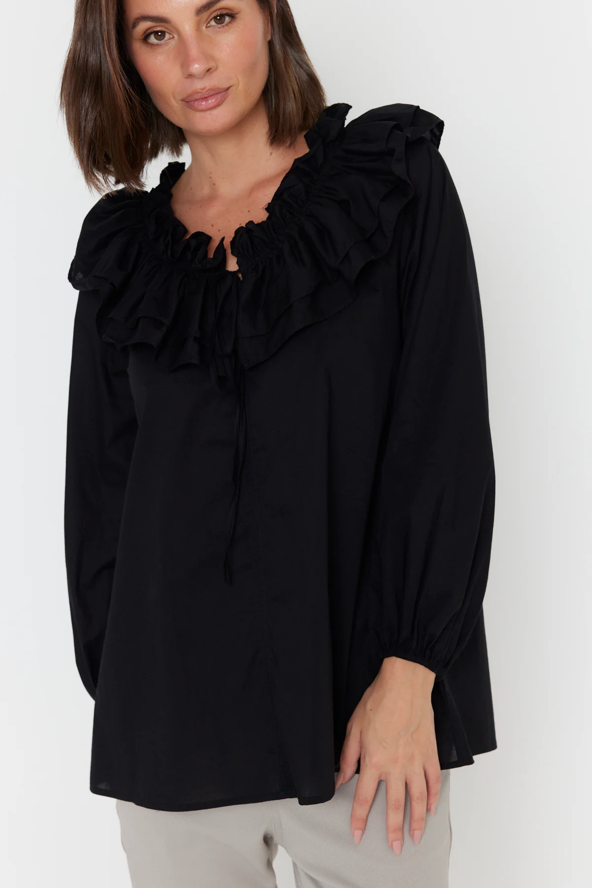 MATOS Blouse Black - Image 8
