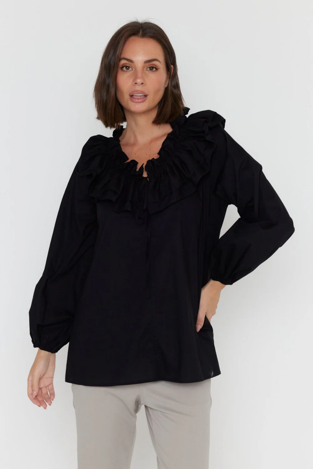 MATOS Blouse Black - Image 9