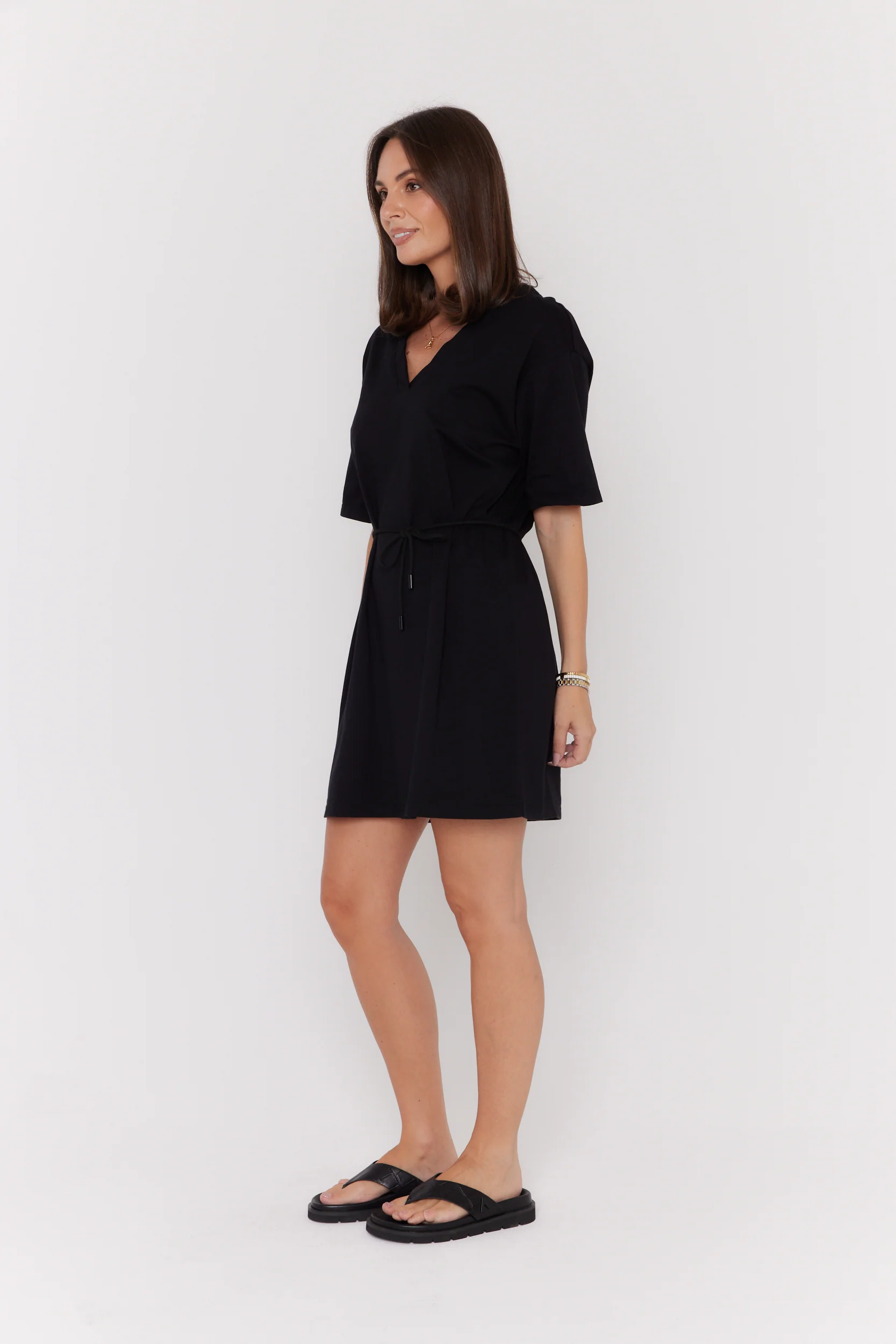 NIX Mini Dress Black - Image 7