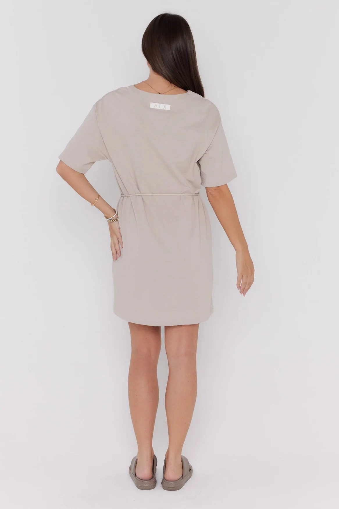 NIX Mini Dress Stone - Image 9