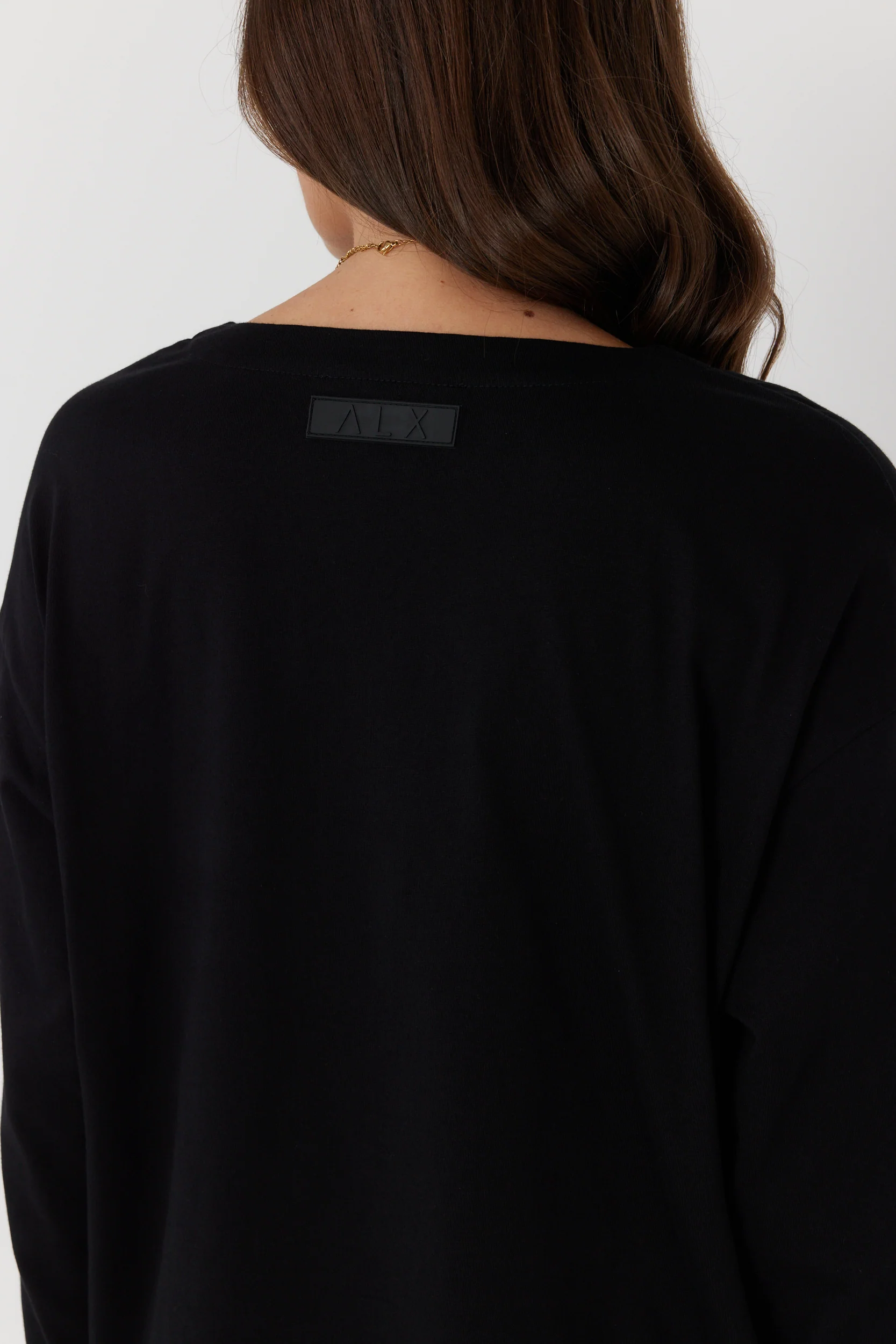 NIX V Long Sleeve Top Black - Image 10