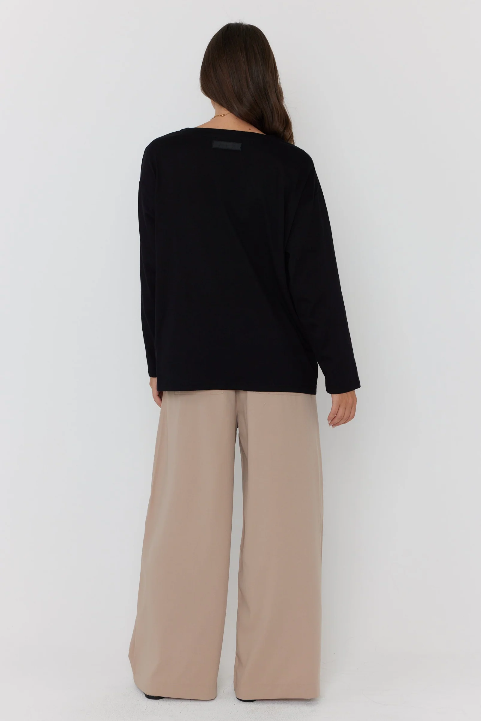NIX V Long Sleeve Top Black - Image 9