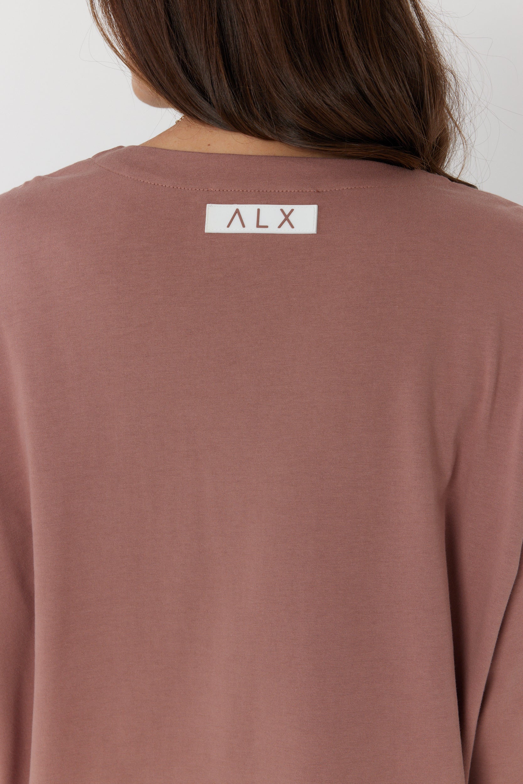 NIX V Long Sleeve Top Mahogany - Image 10