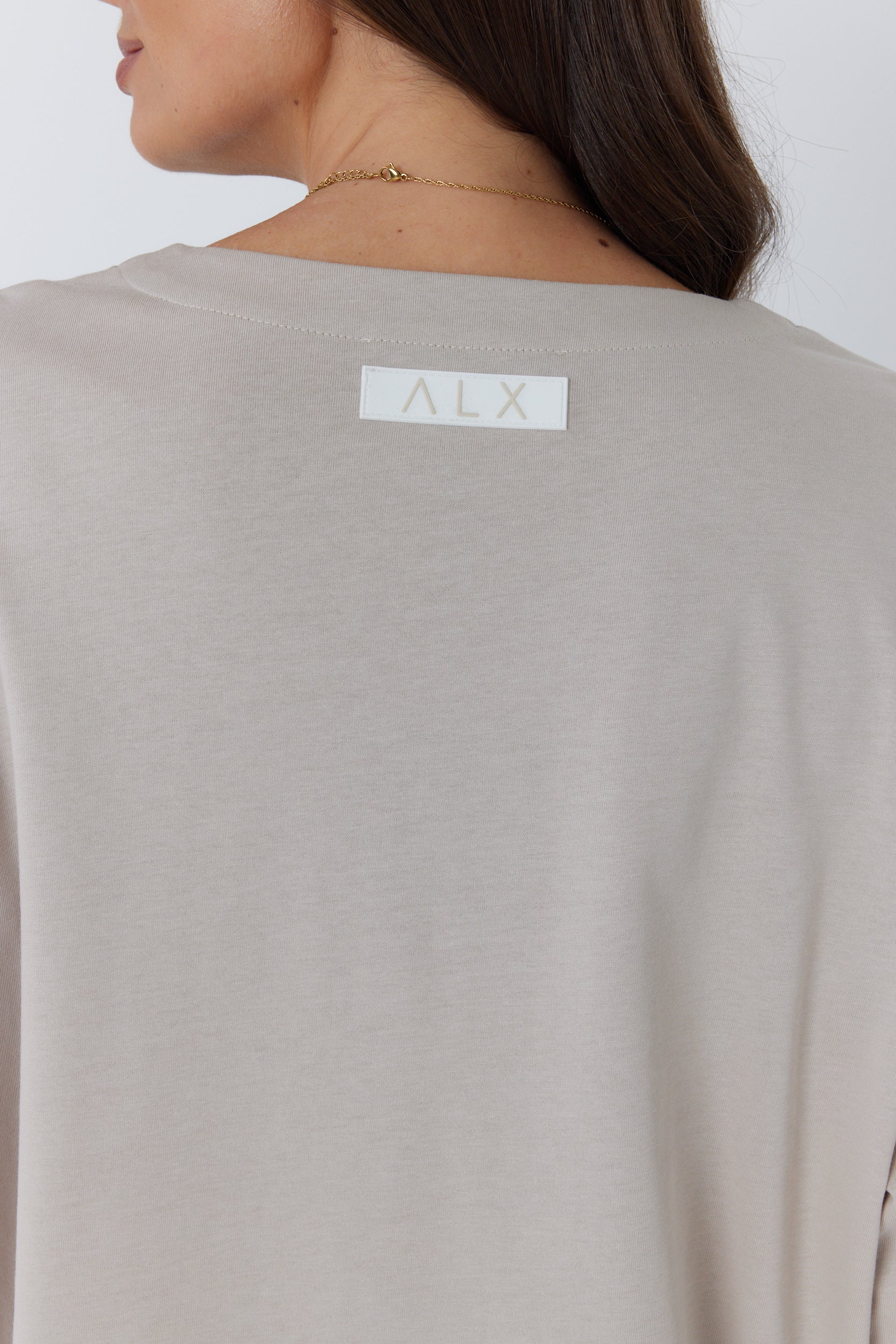 NIX V Long Sleeve Top Stone - Image 10