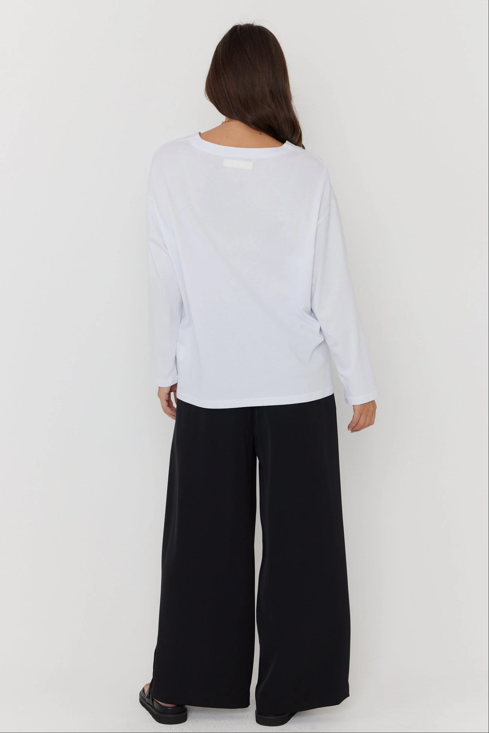 NIX V Long Sleeve Top White - Image 9