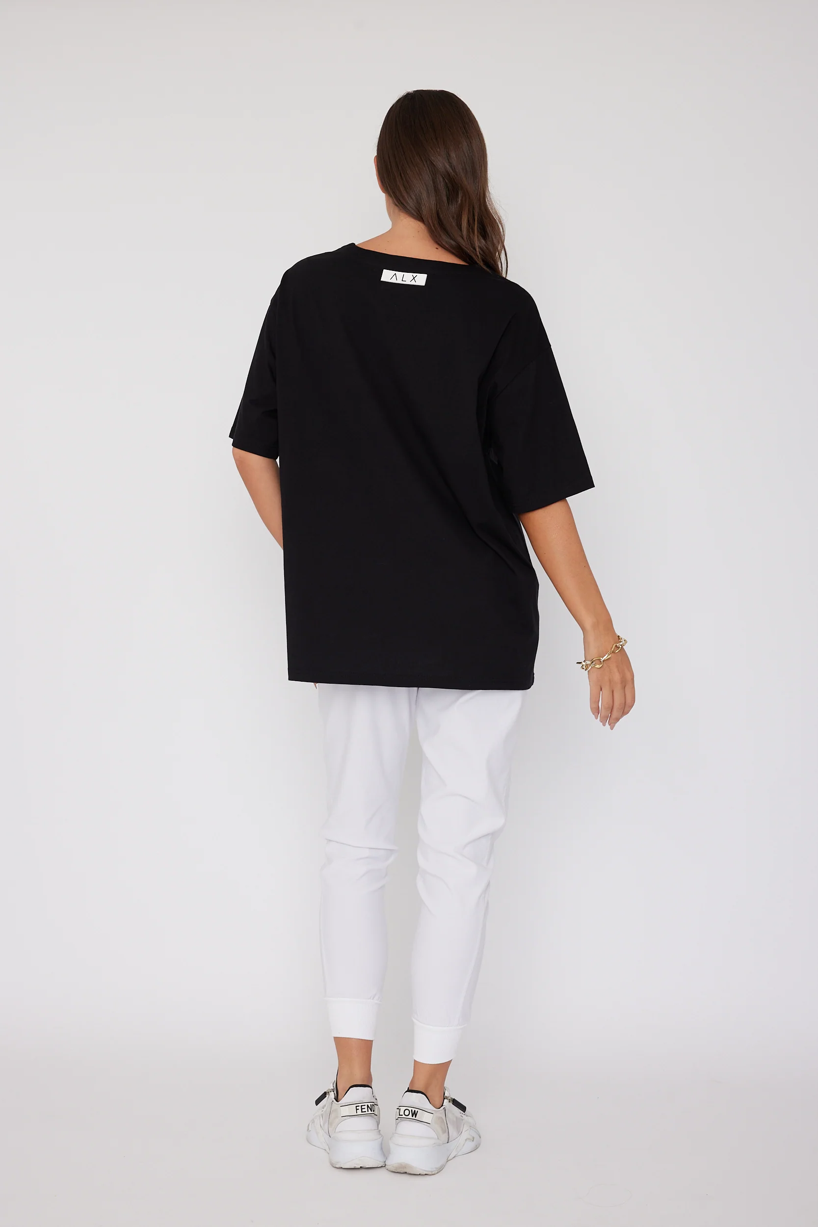 NIX V-Neck T-Shirt Black - Image 8