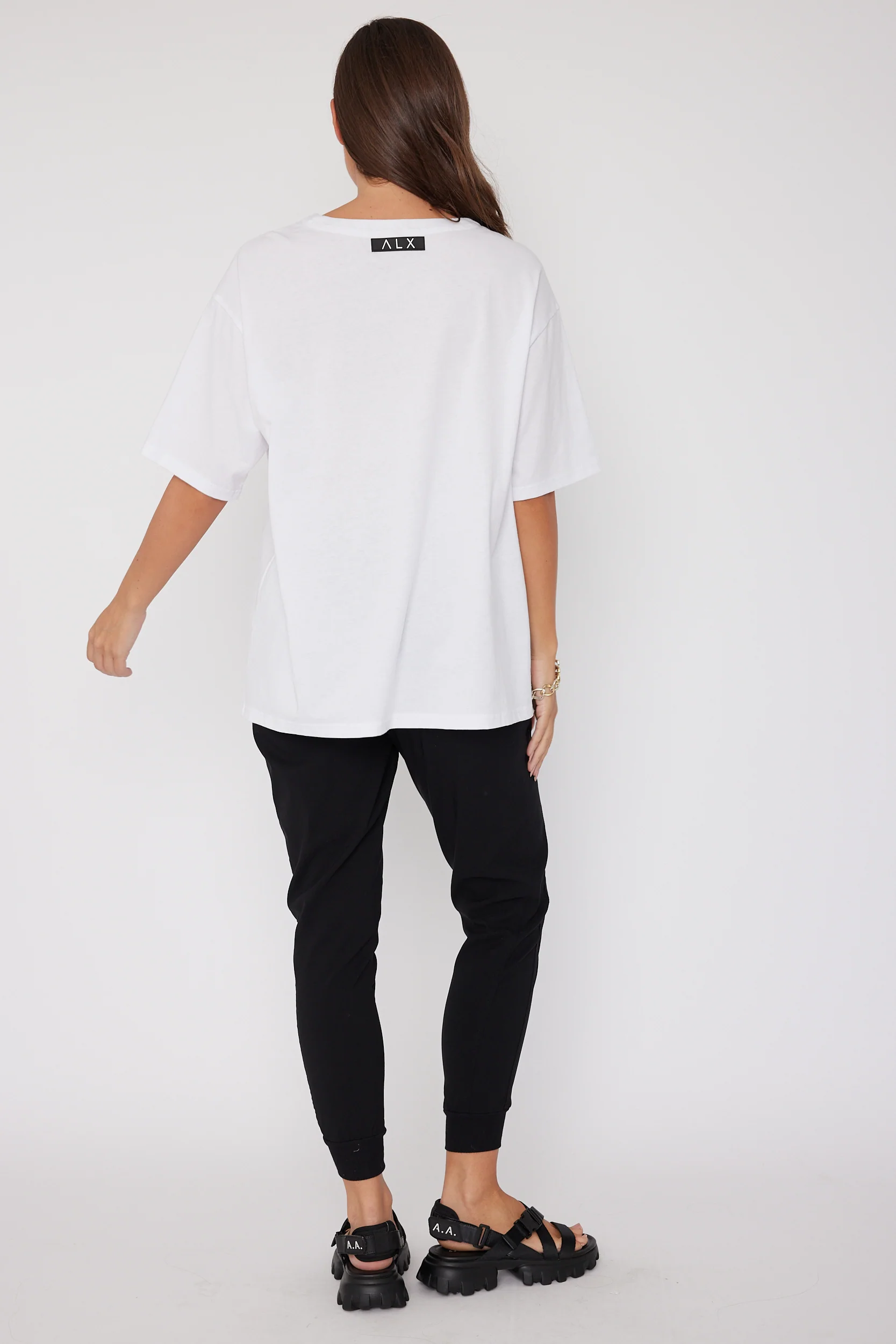 NIX V-Neck T-Shirt White - Image 8