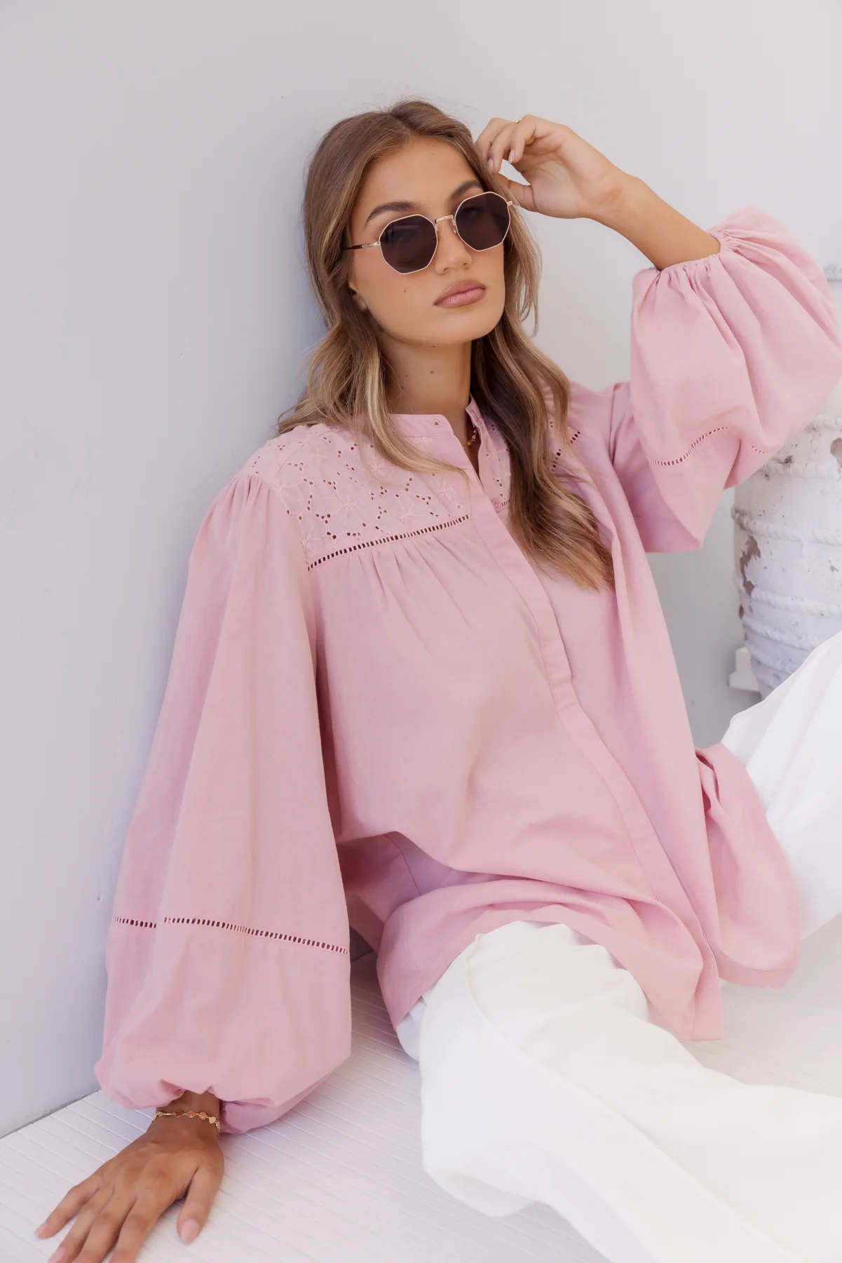 PAZ Blouse Dusty Pink - Image 5