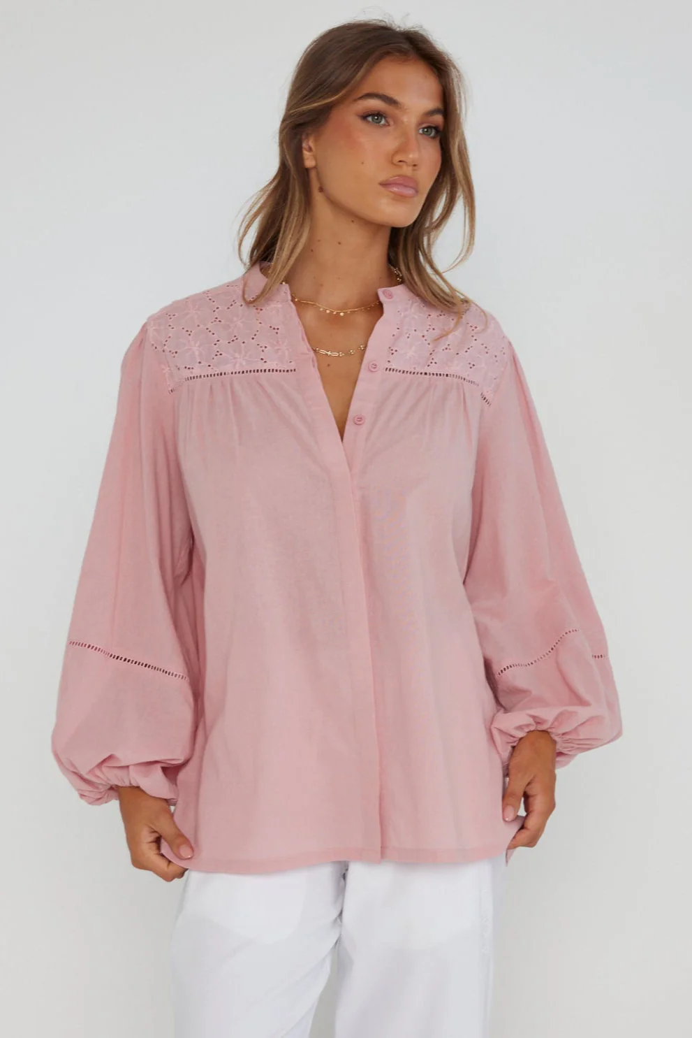 PAZ Blouse Dusty Pink - Image 7